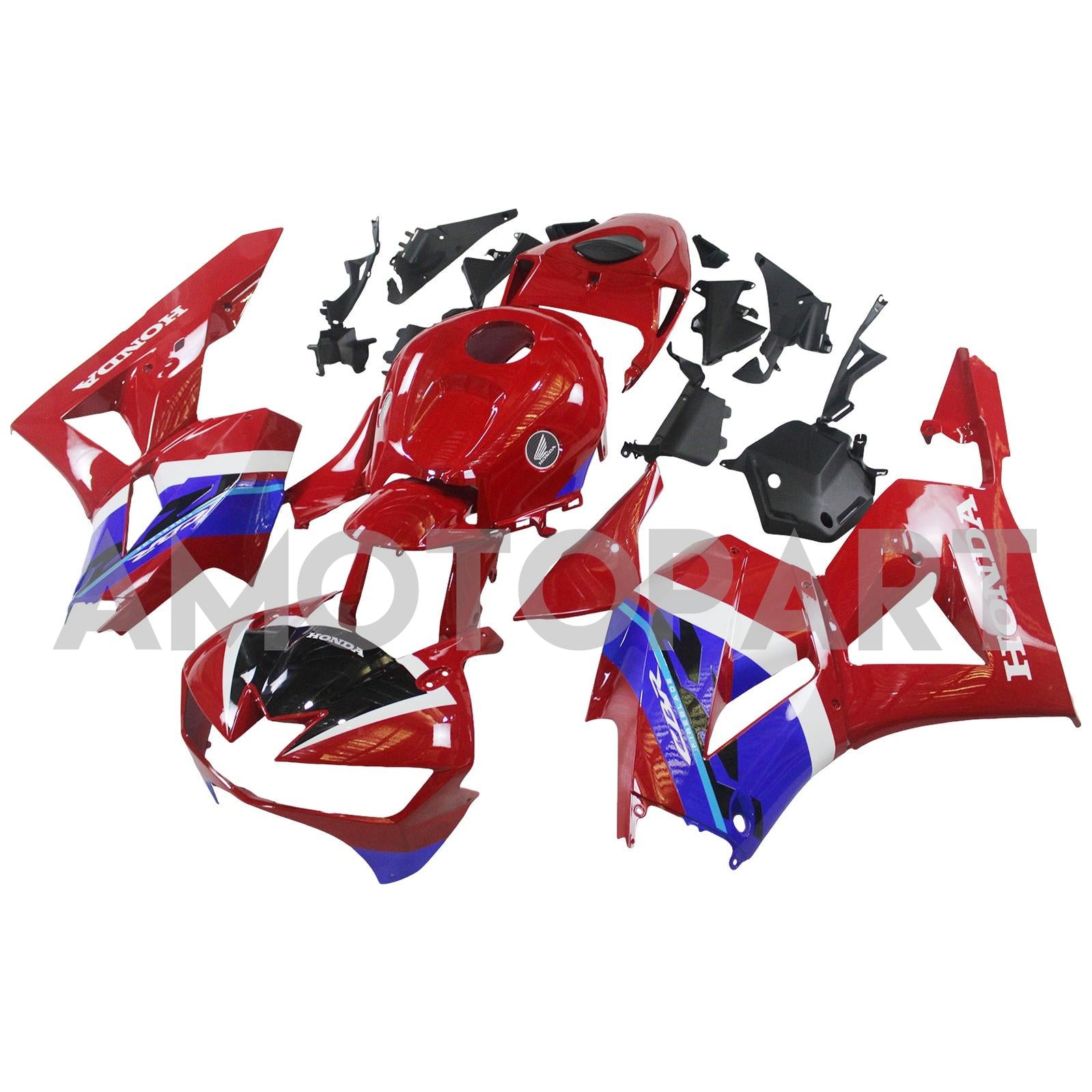 Amotopart 13-25 US ver. & 13-23 European ver. F5 CBR600RR Honda Red&Blue Fairing Kit