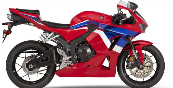 Amotopart 13-25 version américaine & Honda CBR600RR F5 version européenne 13-23, rouge&Kit de carénage bleu