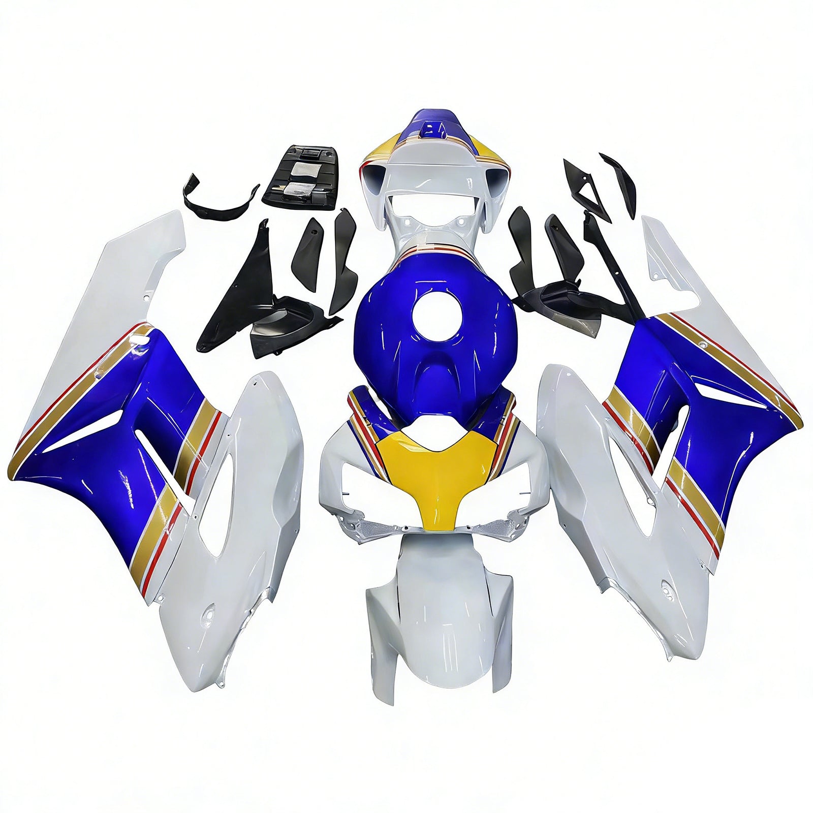 Amotopart Fairings CBR1000RR 2004-2005 Fairing Honda Racing Multi-Color Rothmans Fairing Kit