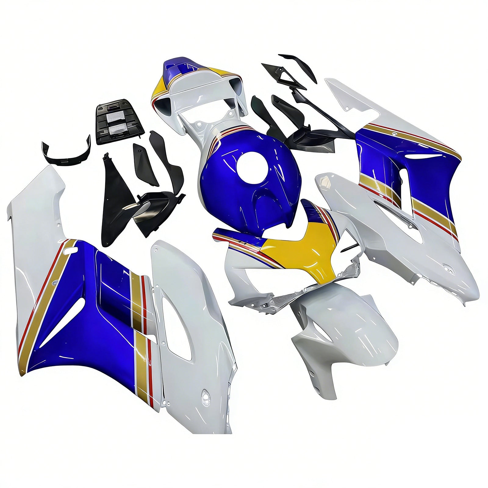 Amotopart Fairings CBR1000RR 2004-2005 Fairing Honda Racing Multi-Color Rothmans Fairing Kit