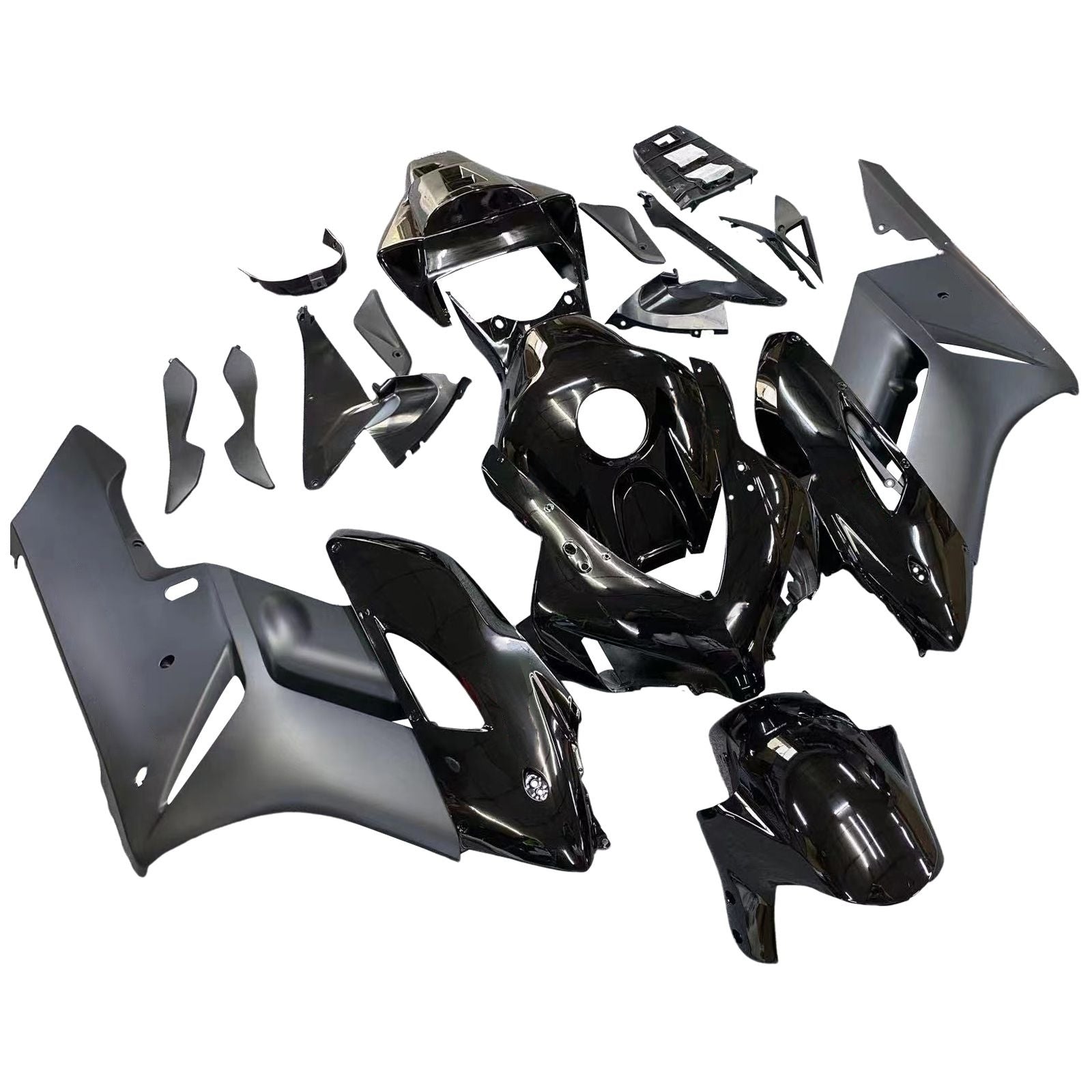 FARIENCE AMOTOPART CBR1000RR 2004-2005 Ráding Honda Racing All Black Fairing Kit