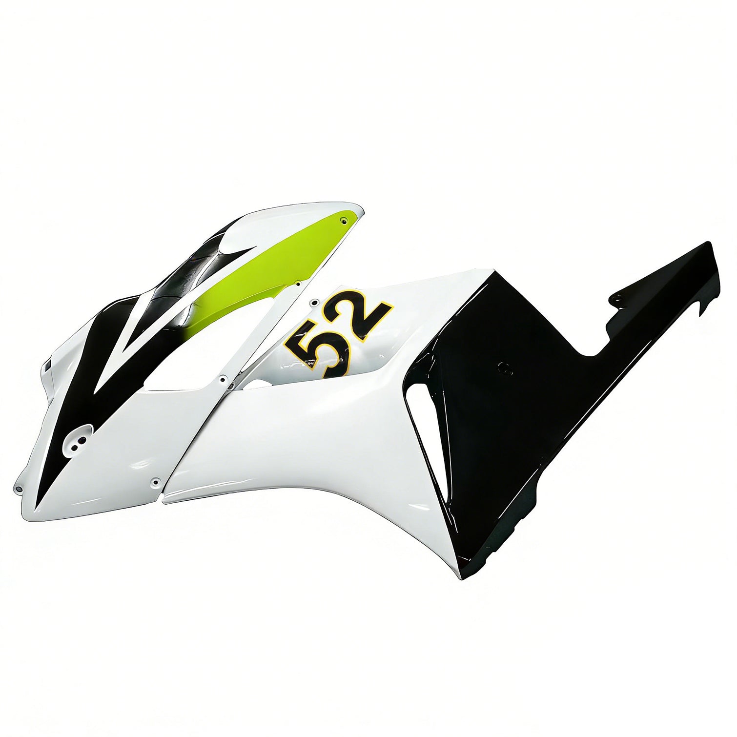 Fairings Amotopart Honda CBR1000RR 2004-2005 FAIRING BLANC NOIR HANNSPREE RACING KIT