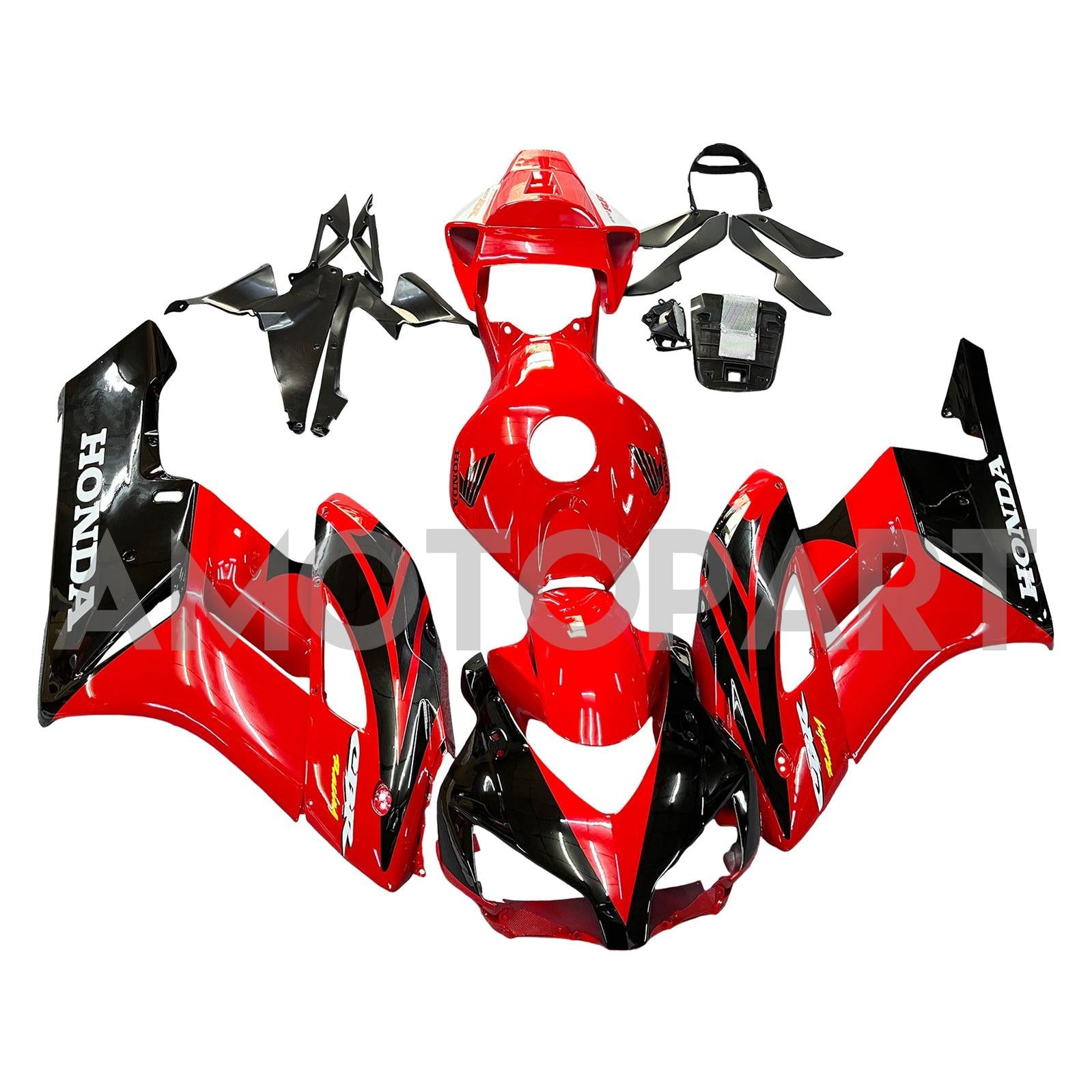 Amotopart Fairings Honda 1000RR 2004-2005 Fairing Red Black CBR Racing Fairing Kit