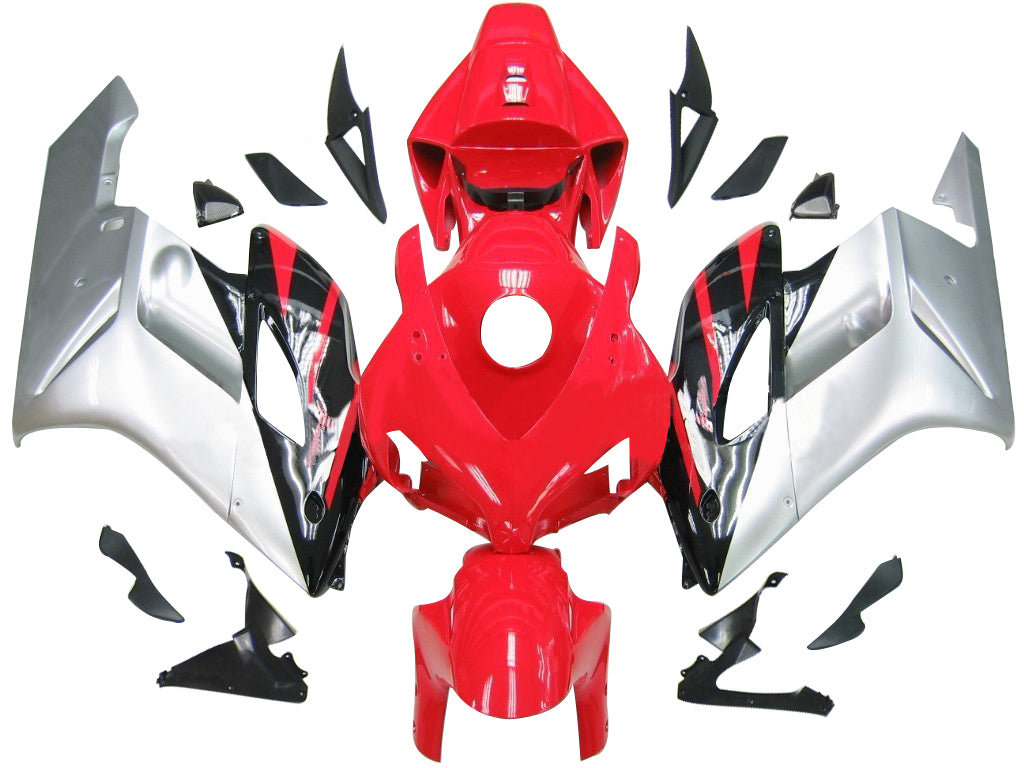Amotopart Fairings Honda 1000RR 2004-2005 Fairing Red Silver Black CBR Racing Fairing Kit