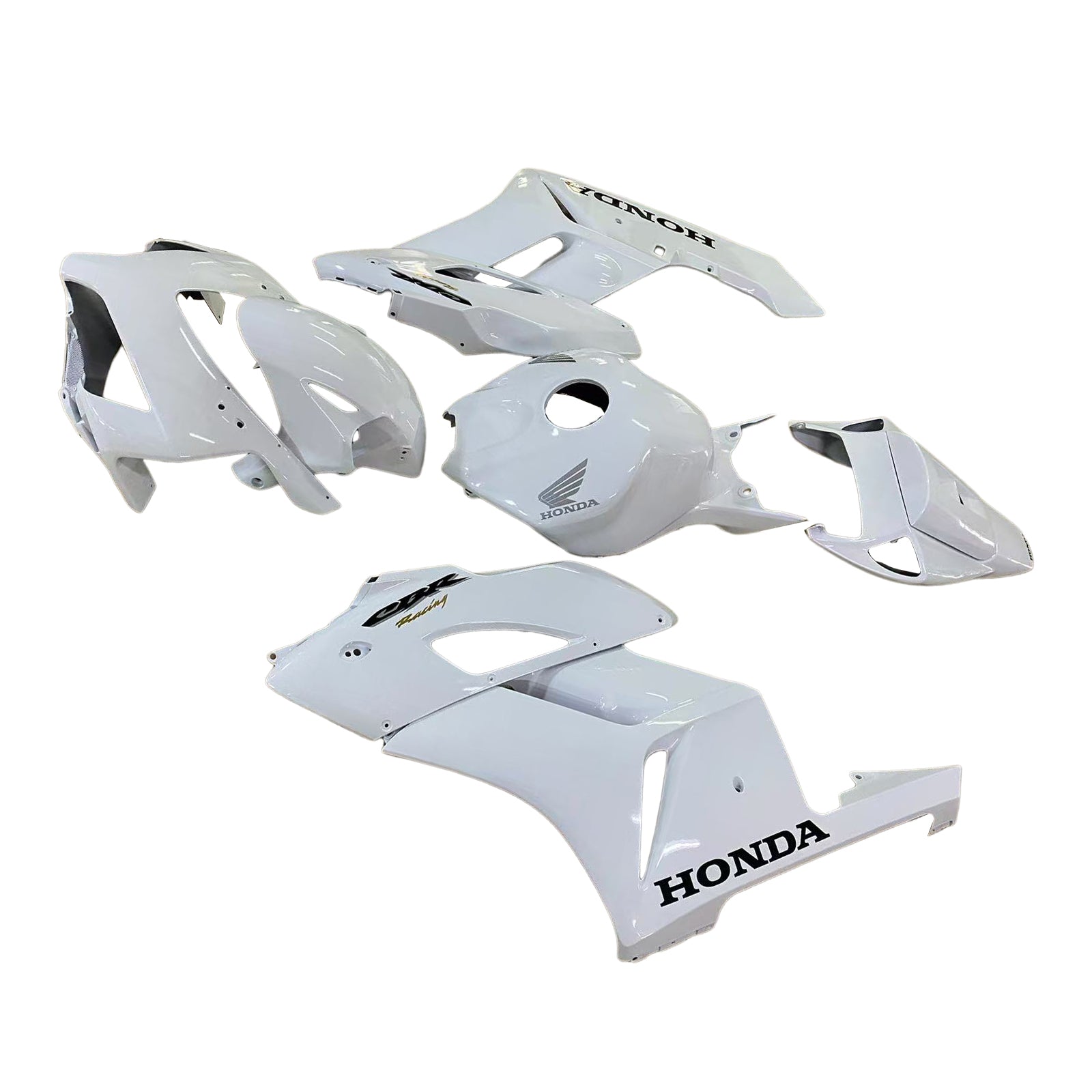 Amotopart 2004-2005 Honda CBR1000RR Fairing White Kit