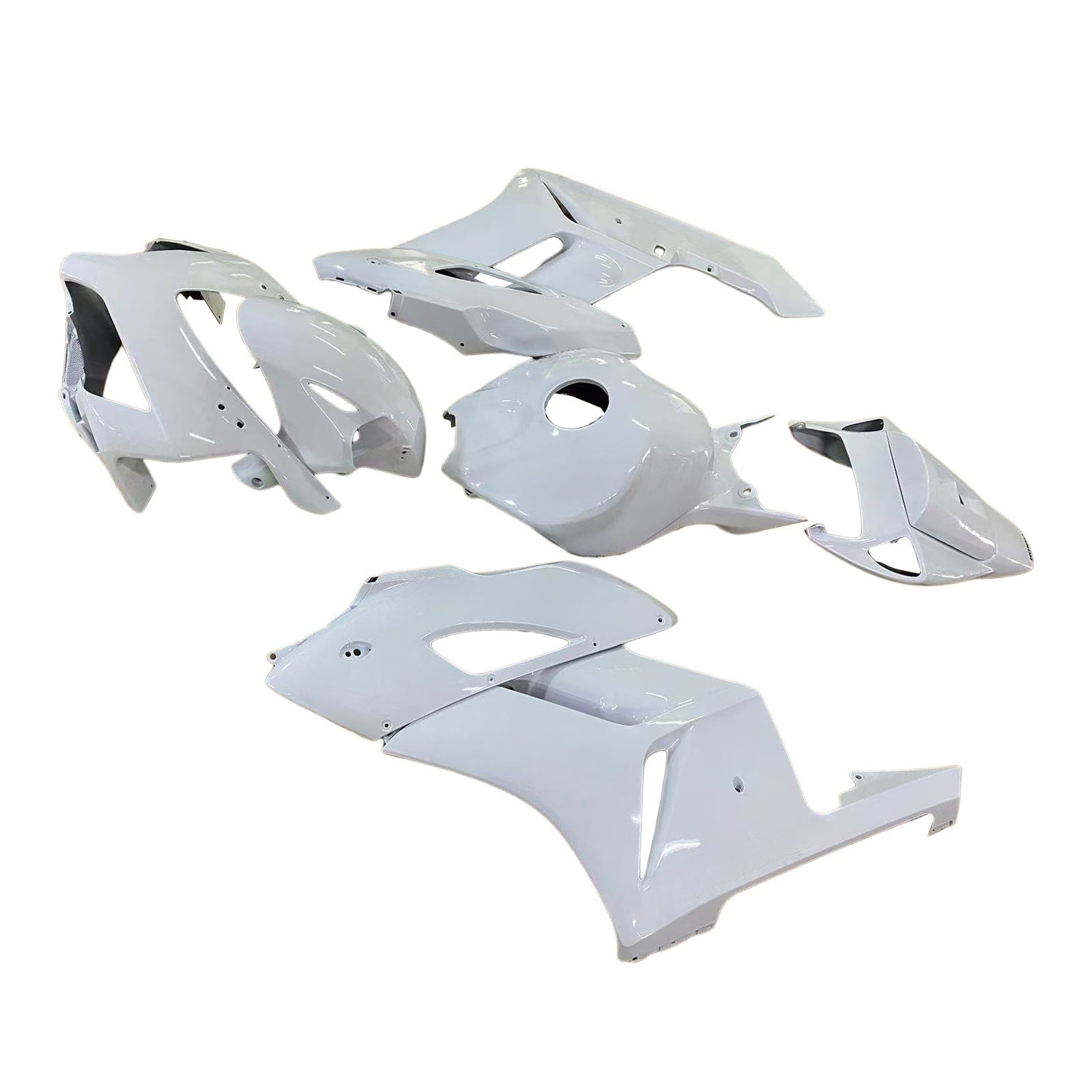 Amotopart 2004-2005 Honda CBR1000RR Fairing White Kit