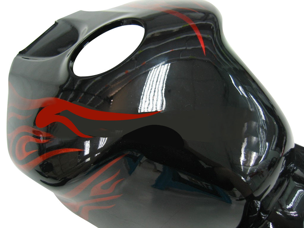 Amotopart Fairings Honda CBR1000RR 2004-2005 Fairing Flame Shark Racing Black & Red Fairing Kit
