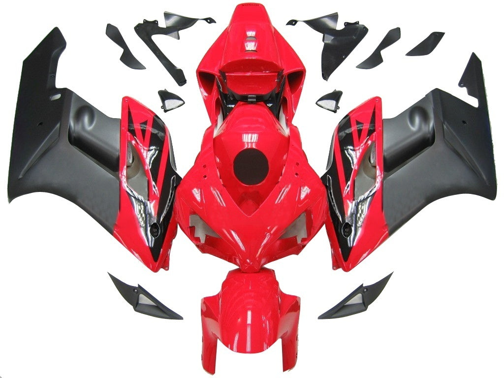 Amotopart 2004-2005 Honda CBR1000RR Fairing Red&Black Kit