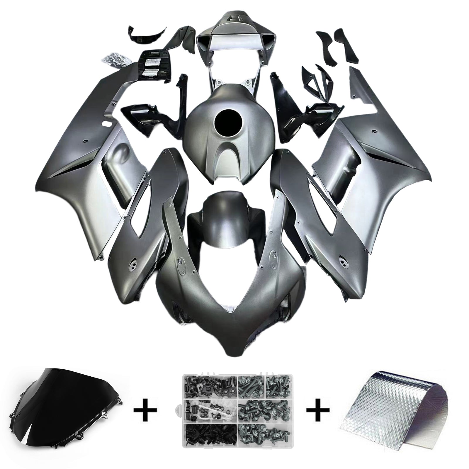 Amotopart 2004-2005 Honda CBR1000RR Black Fairing Kit