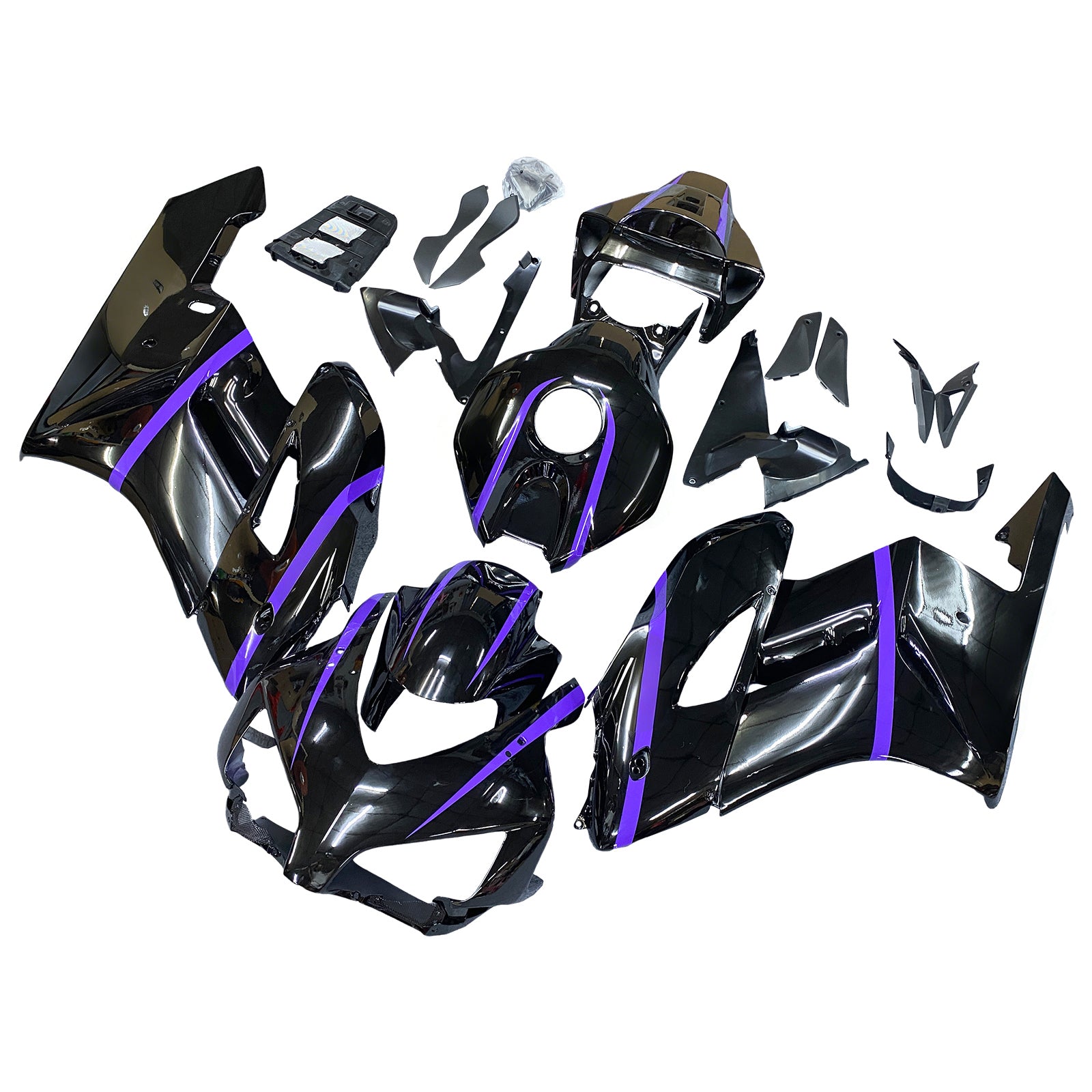 Amotopart 2004-2005 Honda CBR1000RR Black&Blue Fairing Kit