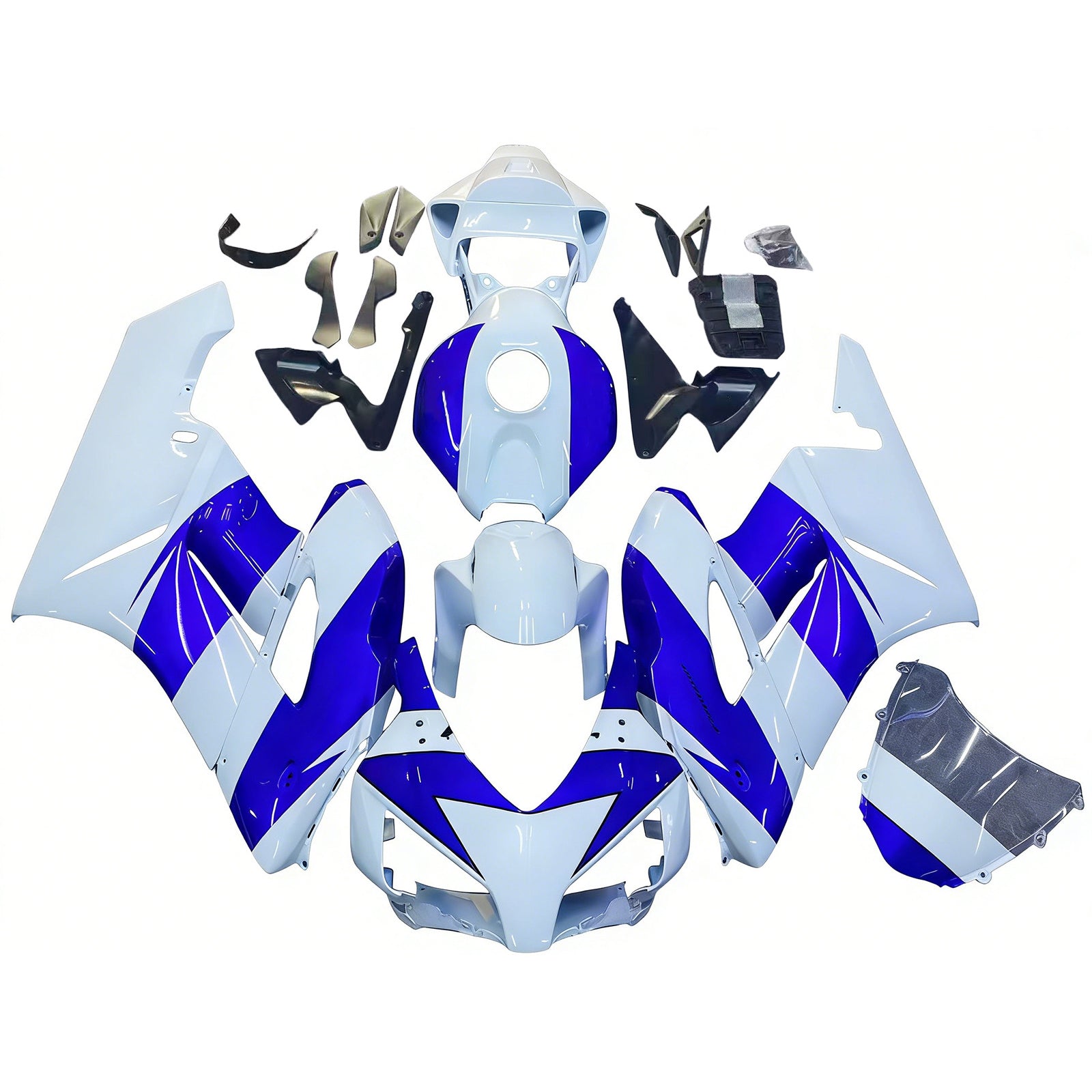 Amotopart 2004-2005 Honda CBR1000RR Blue and White Repsol Fairing Kit