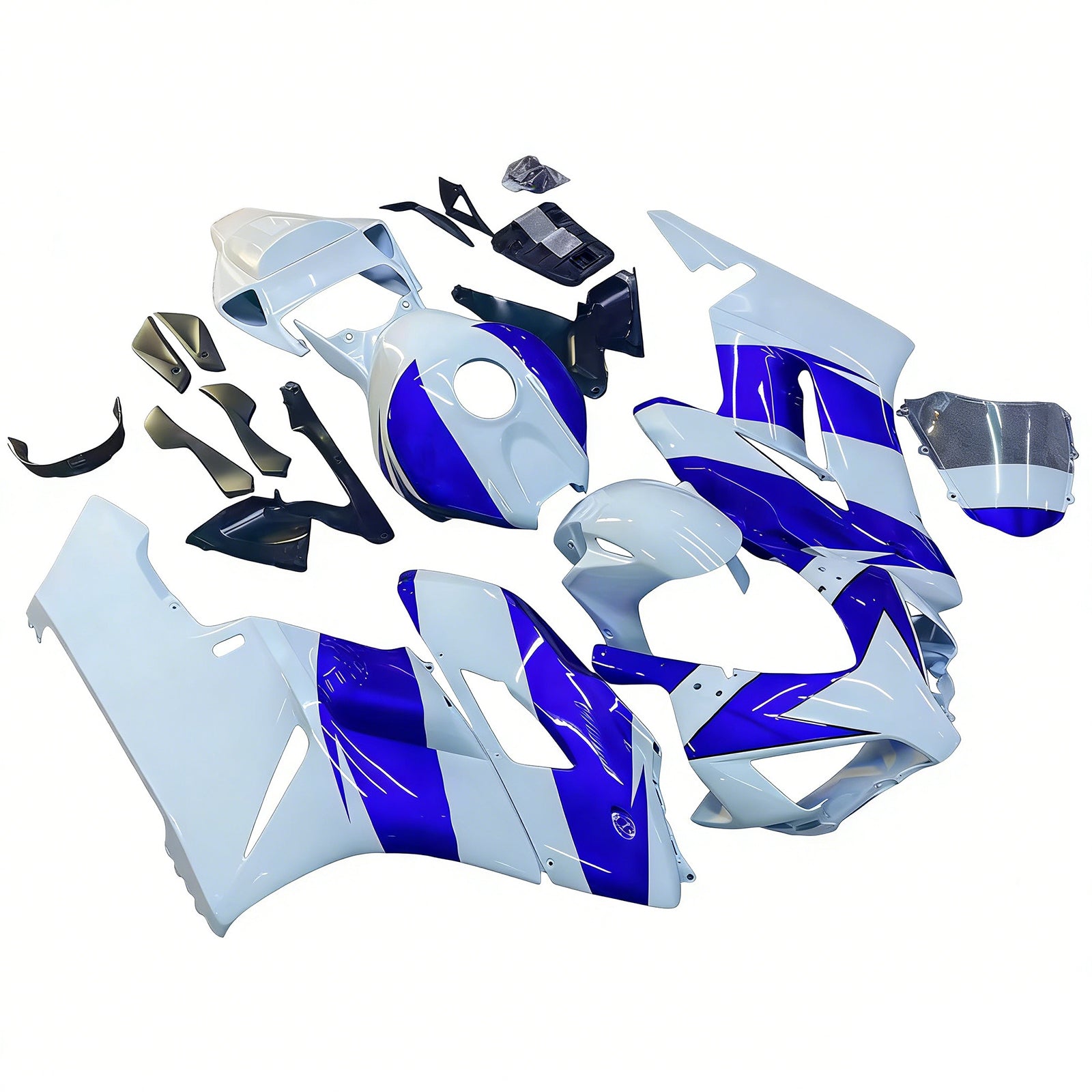 Amotopart 2004-2005 Honda CBR1000RR Blue and White Repsol Fairing Kit