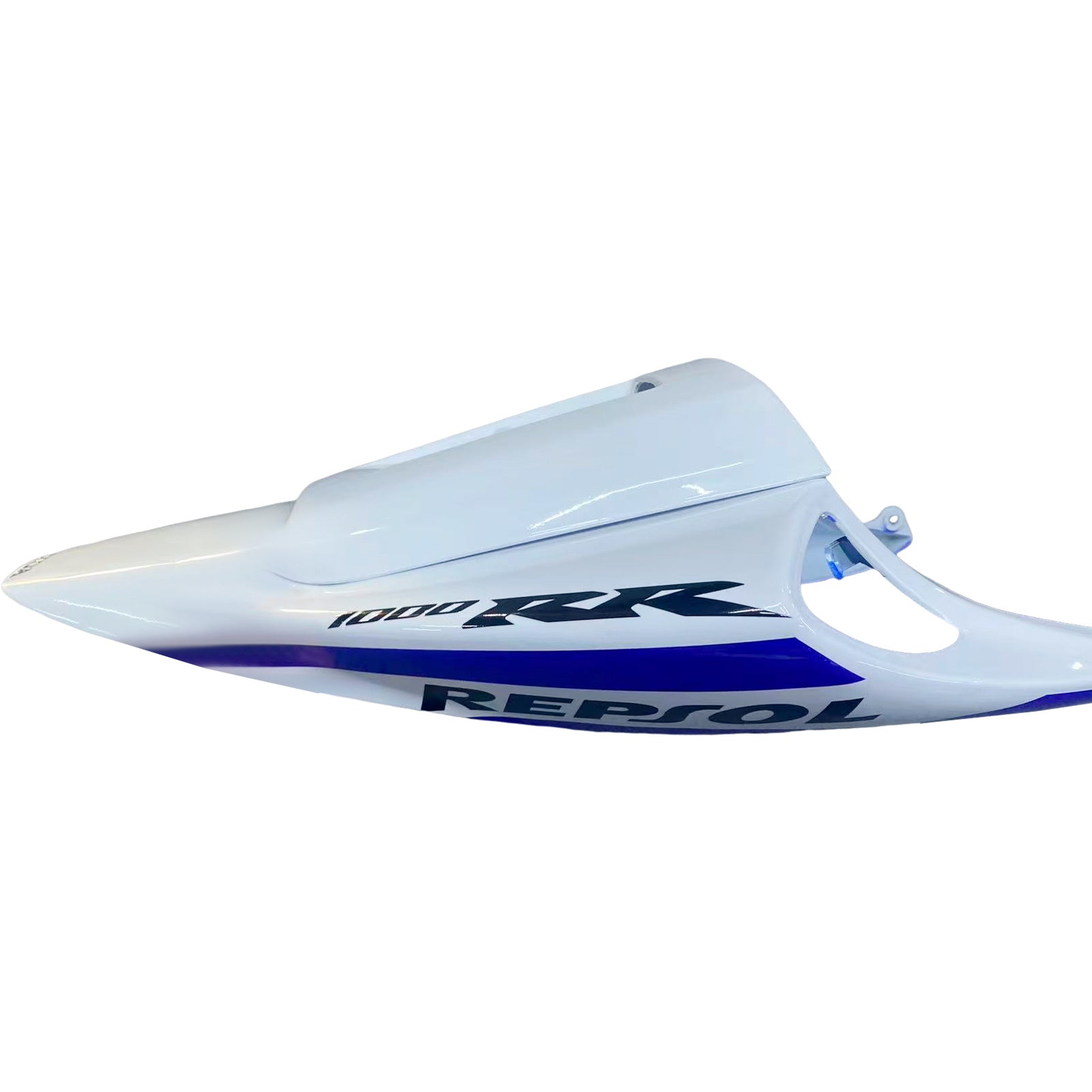 Amotopart 2004-2005 Honda CBR1000RR Bleu&Kit de carénage Repjol blanc