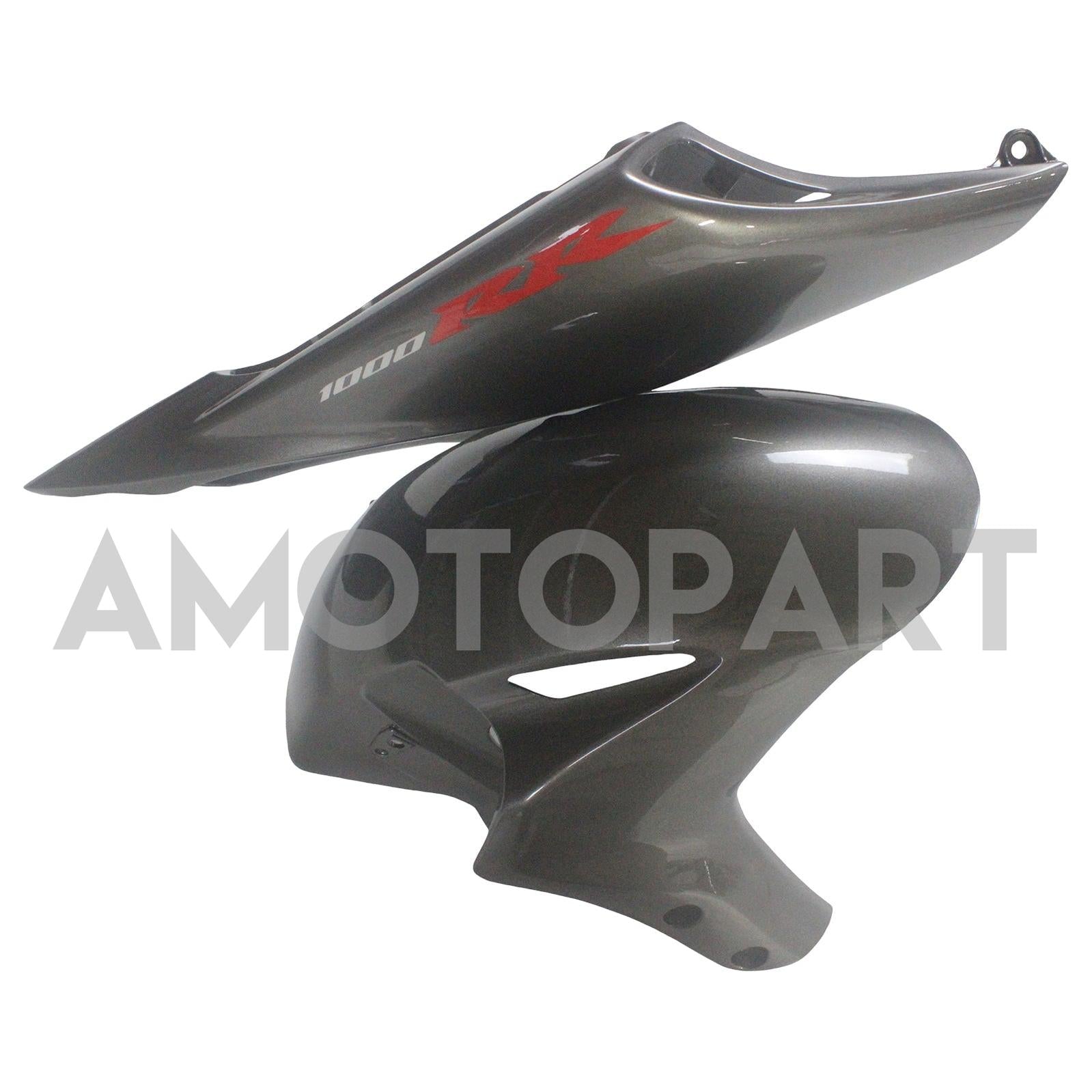 Amotopart 2004-2005 Honda CBR1000RR Gloss Grey&Black Fairing Kit