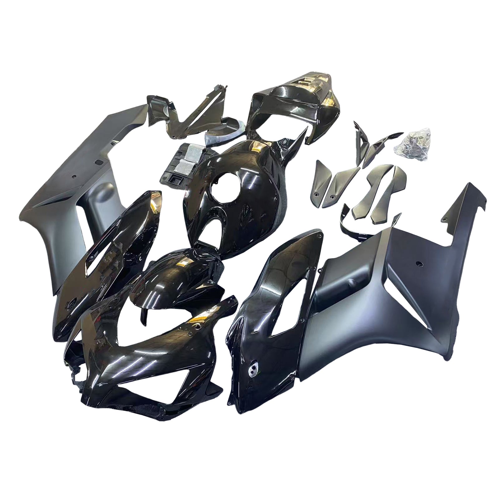 Amotopart 2004-2005 Honda CBR1000RR Gloss&Matte Black Fairing Kit