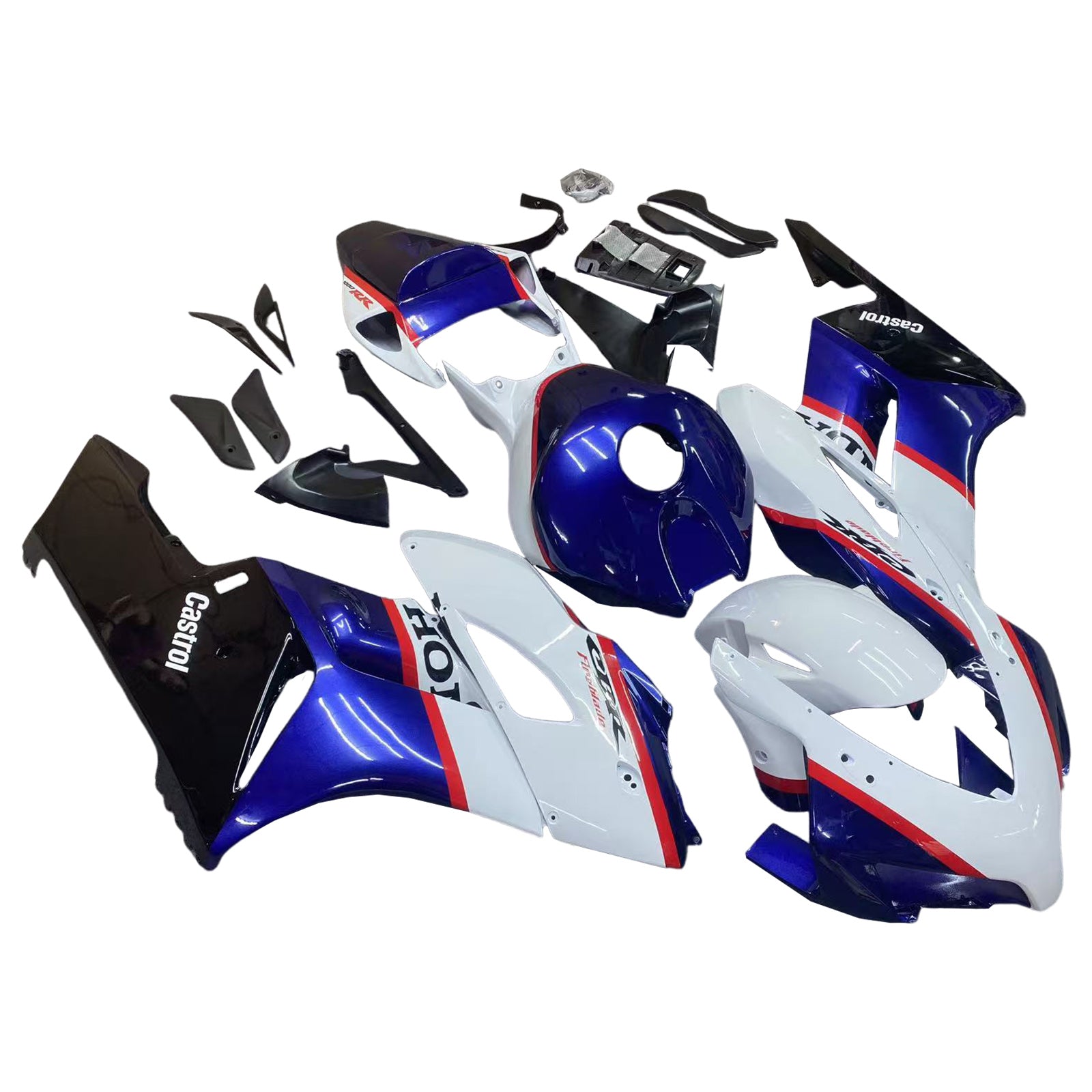 Amotopart 2004-2005 Honda CBR1000RR Red&Blue Style3 Fairing Kit