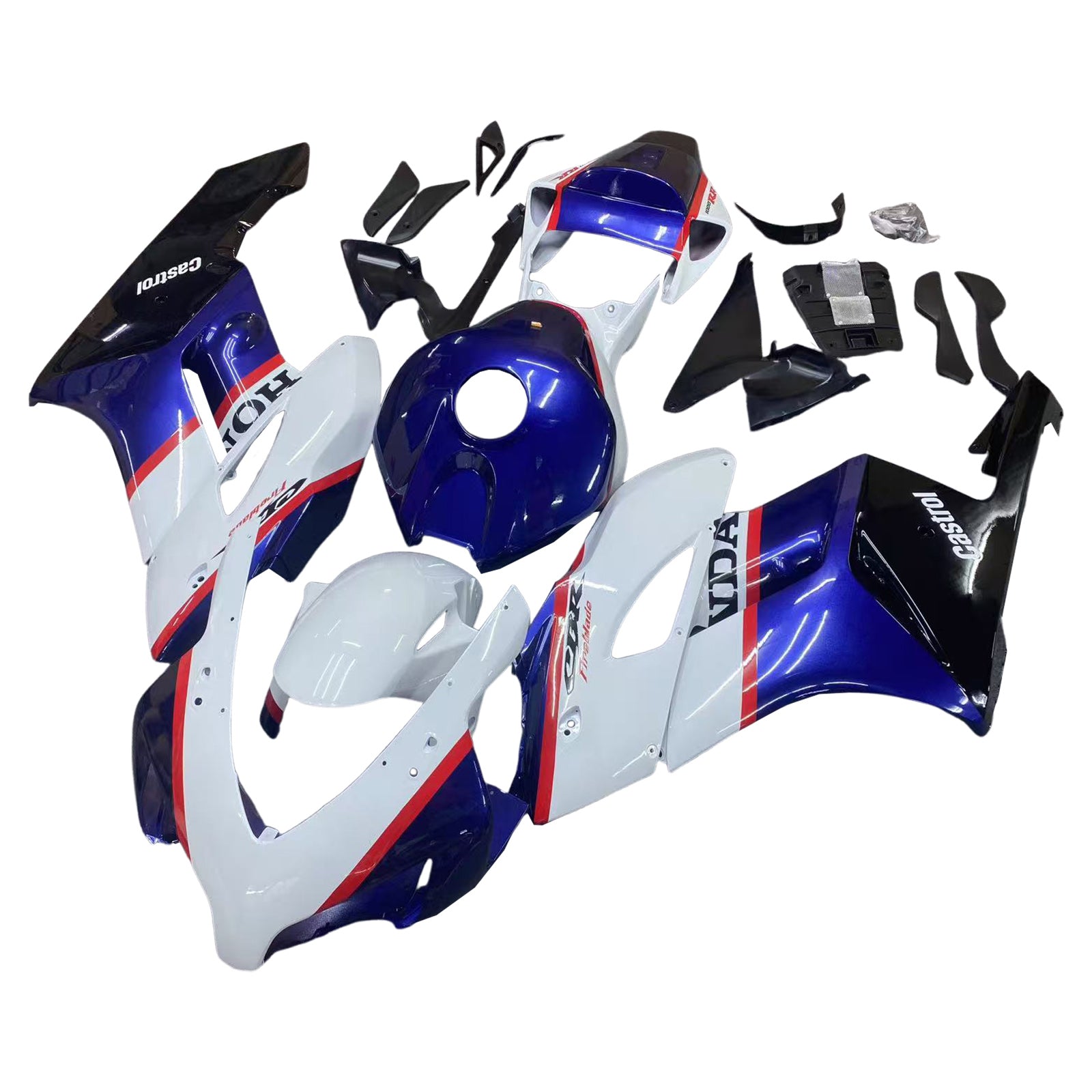 Amotopart 2004-2005 Honda CBR1000RR Red&Blue Style3 Fairing Kit