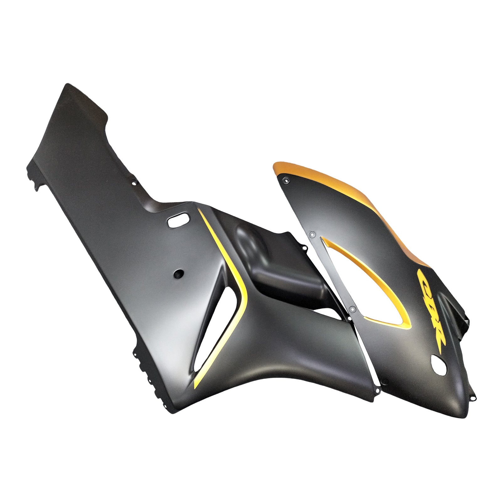 AMOTOPT 2004-2005 HONDA CBR1000RR BLACK MATTE BLACK & GOLD KIT