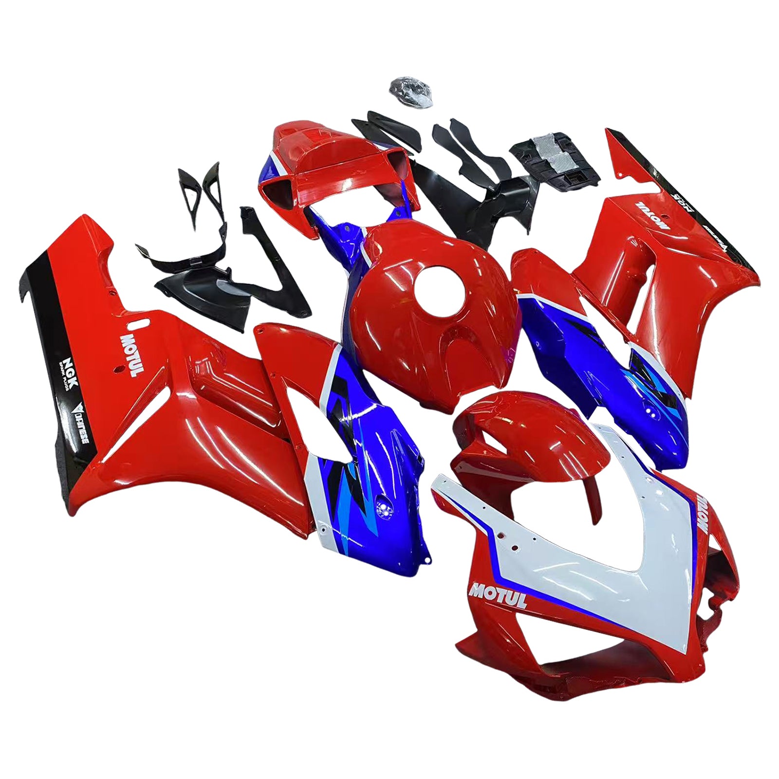 Amotopart 2004-2005 Honda CBR1000RR Red&Blue Style5 Fairing Kit