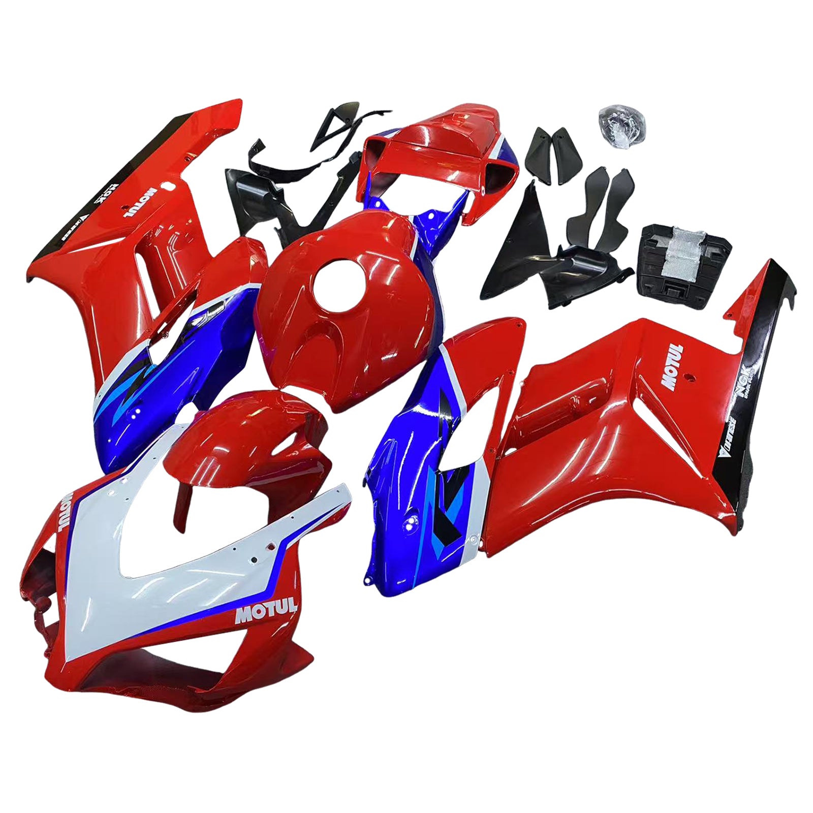 Amotopart 2004-2005 Honda CBR1000RR Red&Blue Style5 Fairing Kit