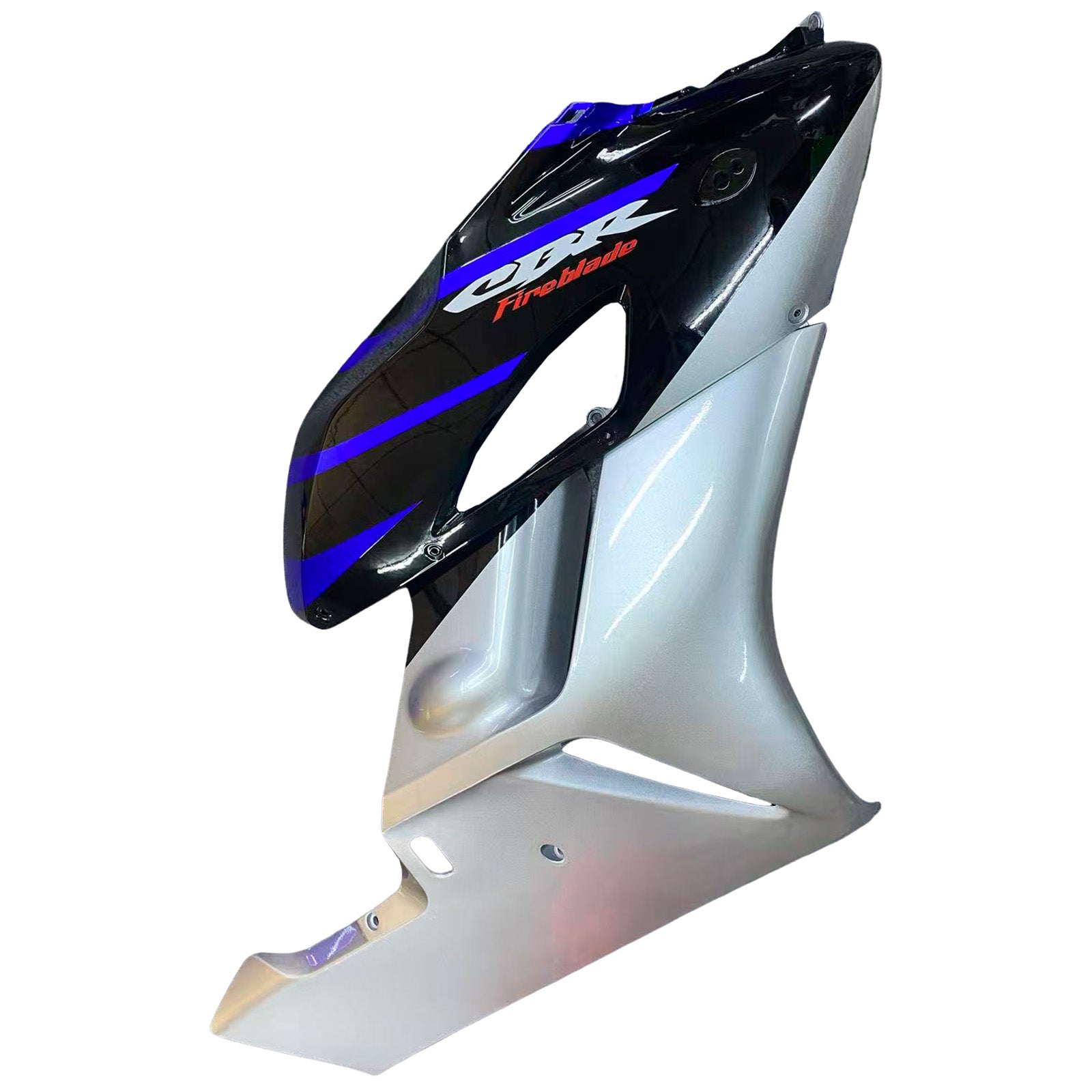 Amotopart 2004-2005 Honda CBR1000RR Bleu&Kit de carénage argenté