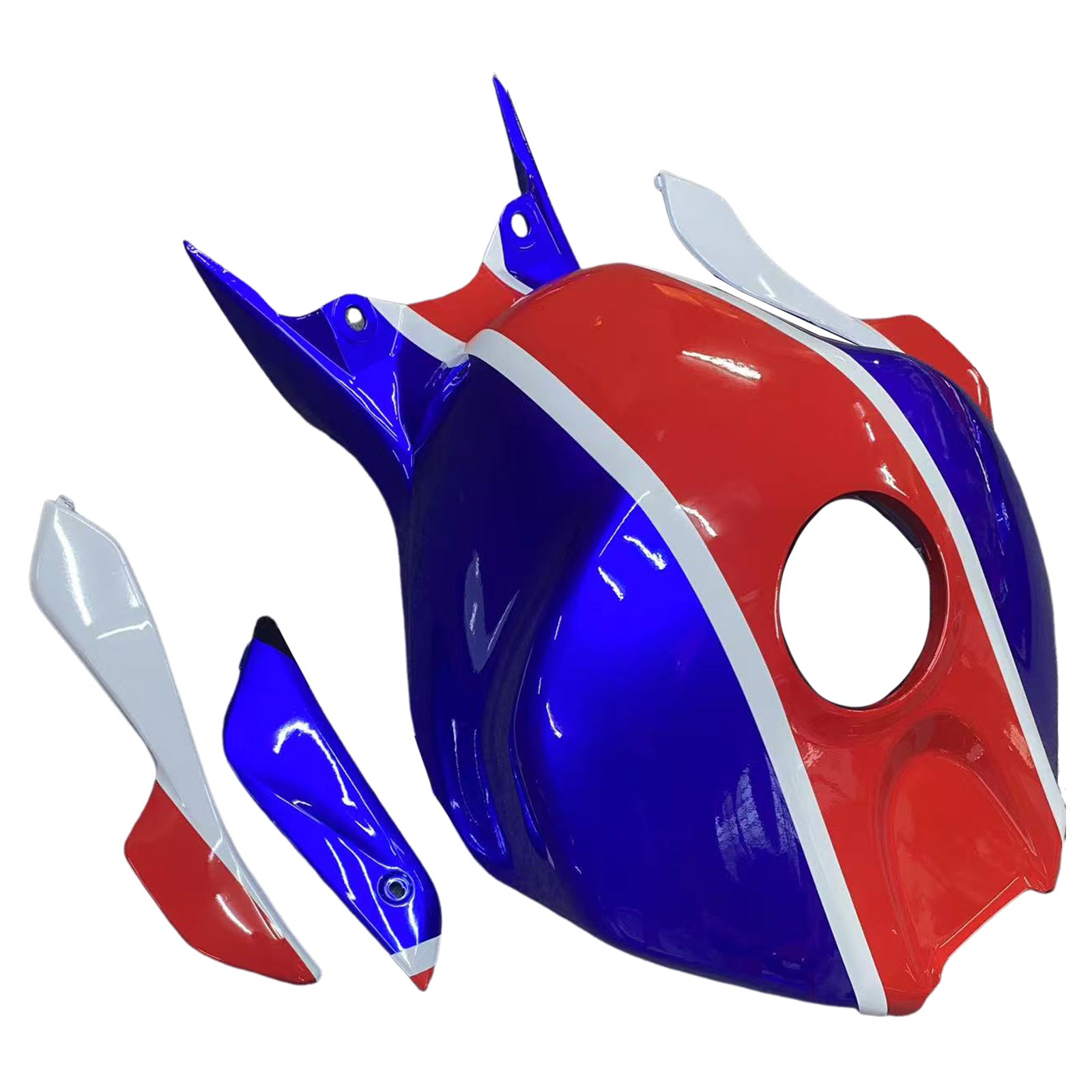 Amotopart 2004-2005 Honda CBR1000RR Red Blue Style 2 Fairing Kit
