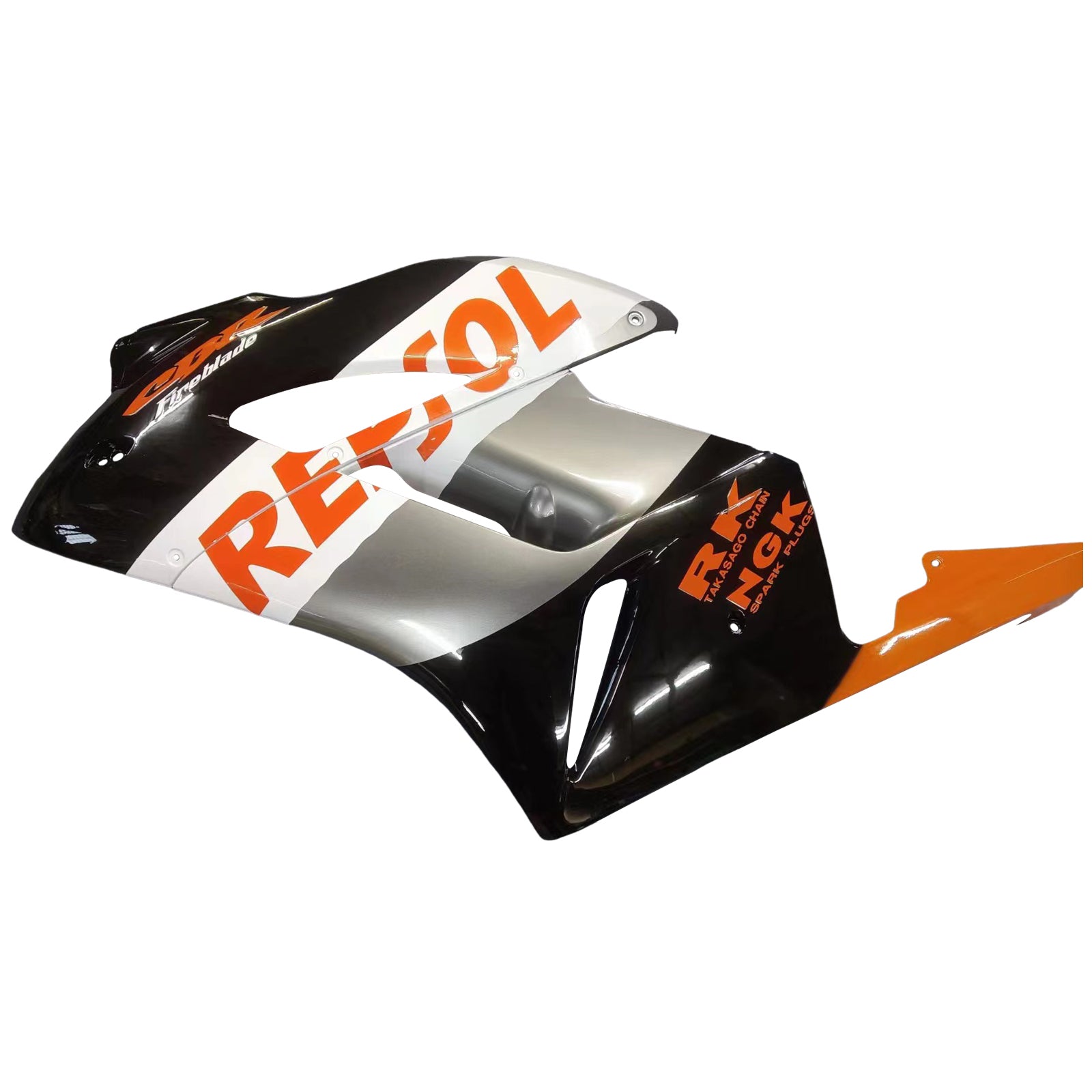 Amotopart 2004-2005 Honda CBR1000RR Orange&Grauer Repjol Verkleidungssatz