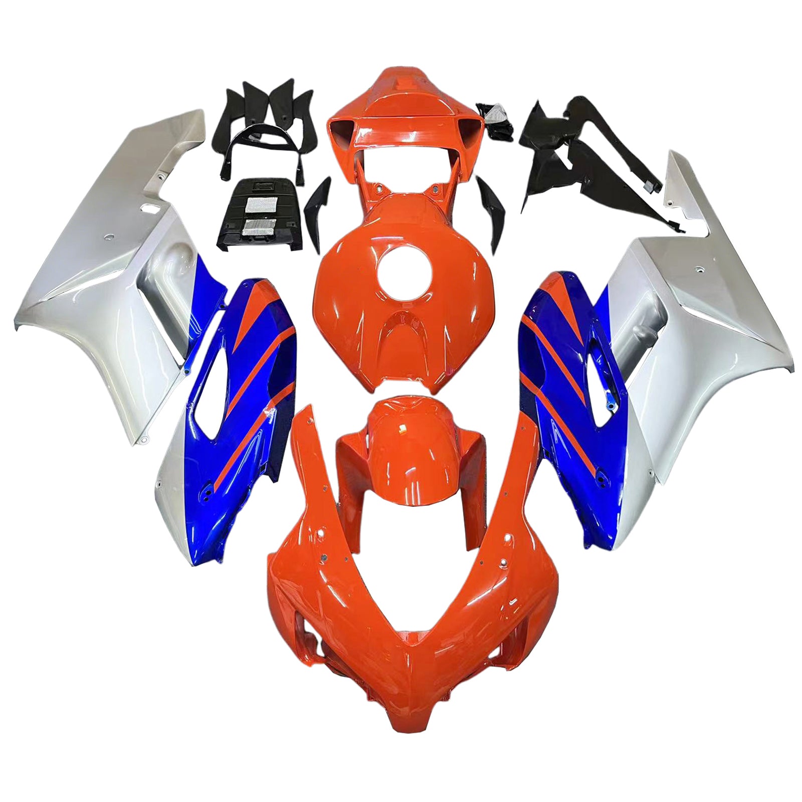 Amotopart 2004-2005 Honda CBR1000RR Orange&Blue Style1 Fairing Kit