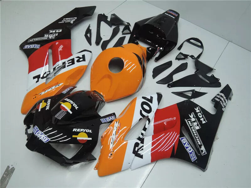 Amotopart 2004-2005 Honda CBR1000RR Black Orange White Fairing Kit