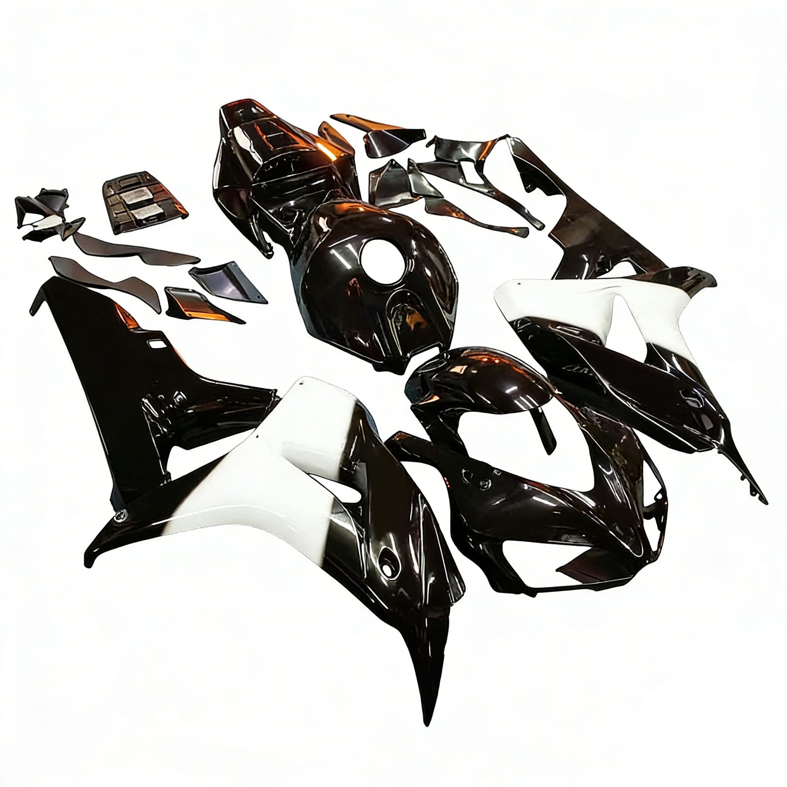 Amotopart Fairings Honda CBR1000RR 2006-2007 White Black Fairing Kit