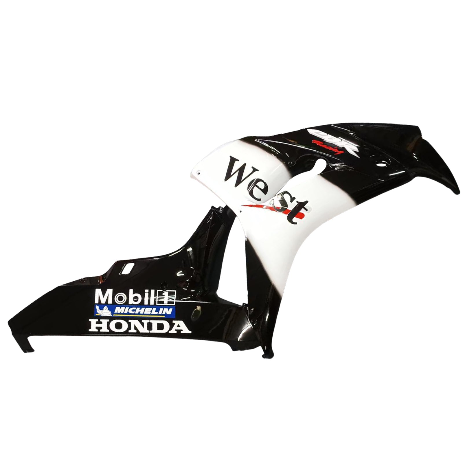 Frailiny Amotopart Honda CBR1000RR 2006-2007 FAIRING West Racing Black Fairing Kit
