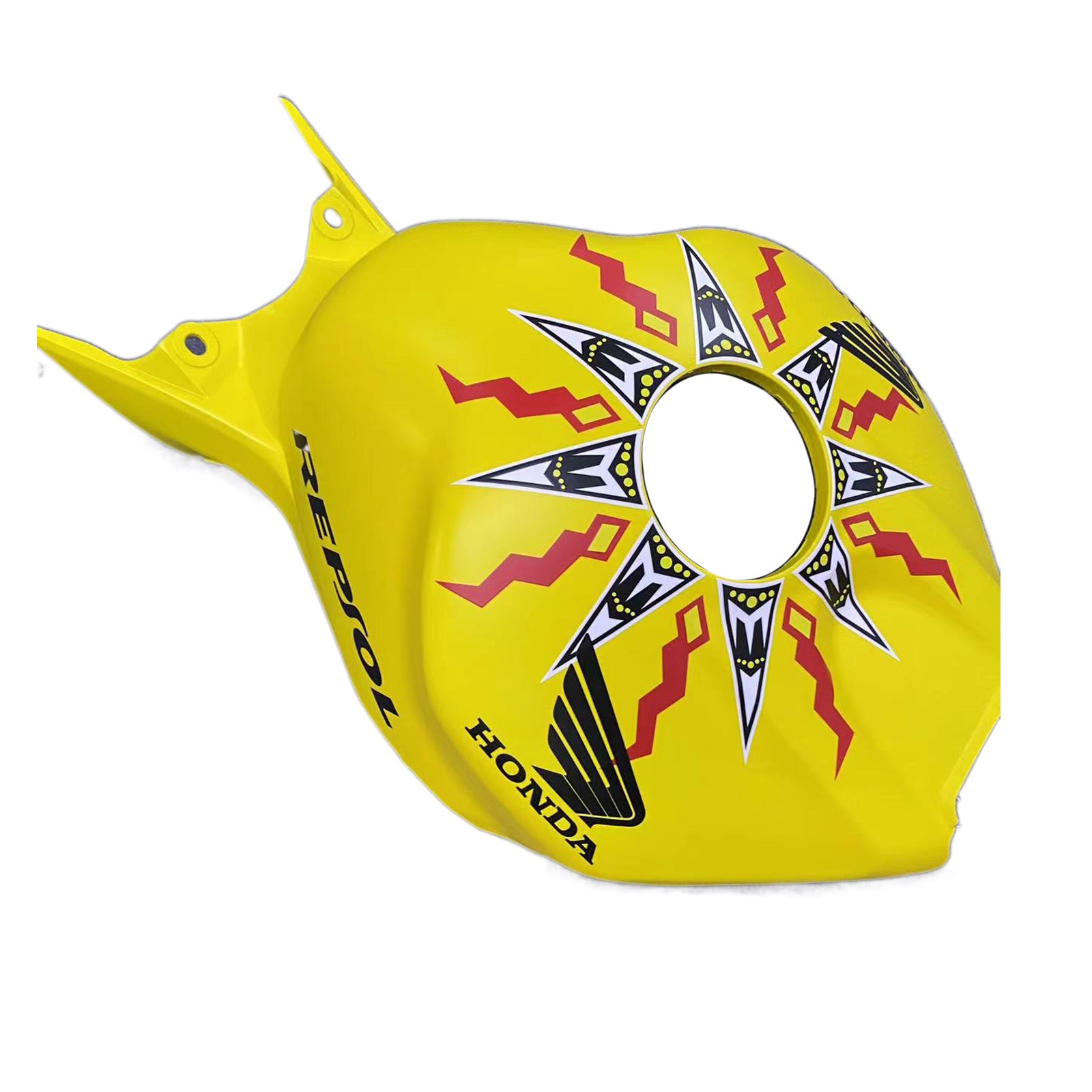 Amotopart Carene Honda CBR1000RR 2006-2007 Carena Valentino Rossi Racing Kit Carena Nero Giallo