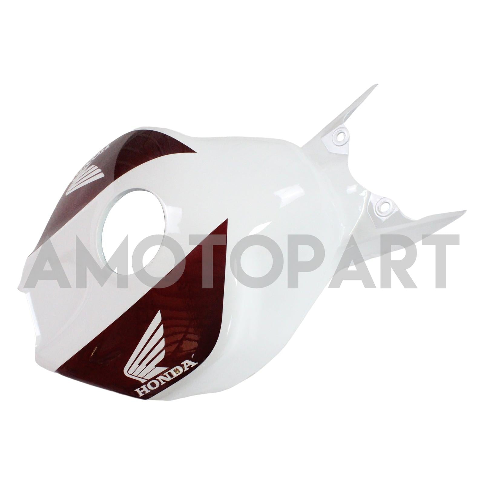 Amotopart Fairings Honda CBR1000RR 2006-2007 Fairing White & Cherry Red Honda Racing Fairing Kit