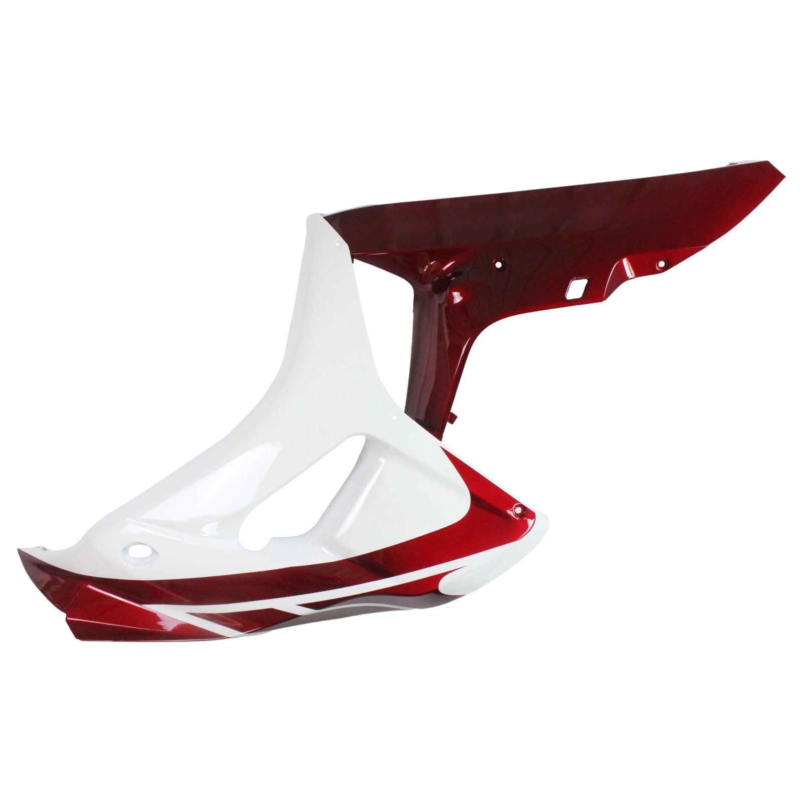 Amotopart Fairings Honda CBR1000RR 2006-2007 Fairing White & Cherry Red Honda Racing Fairing Kit