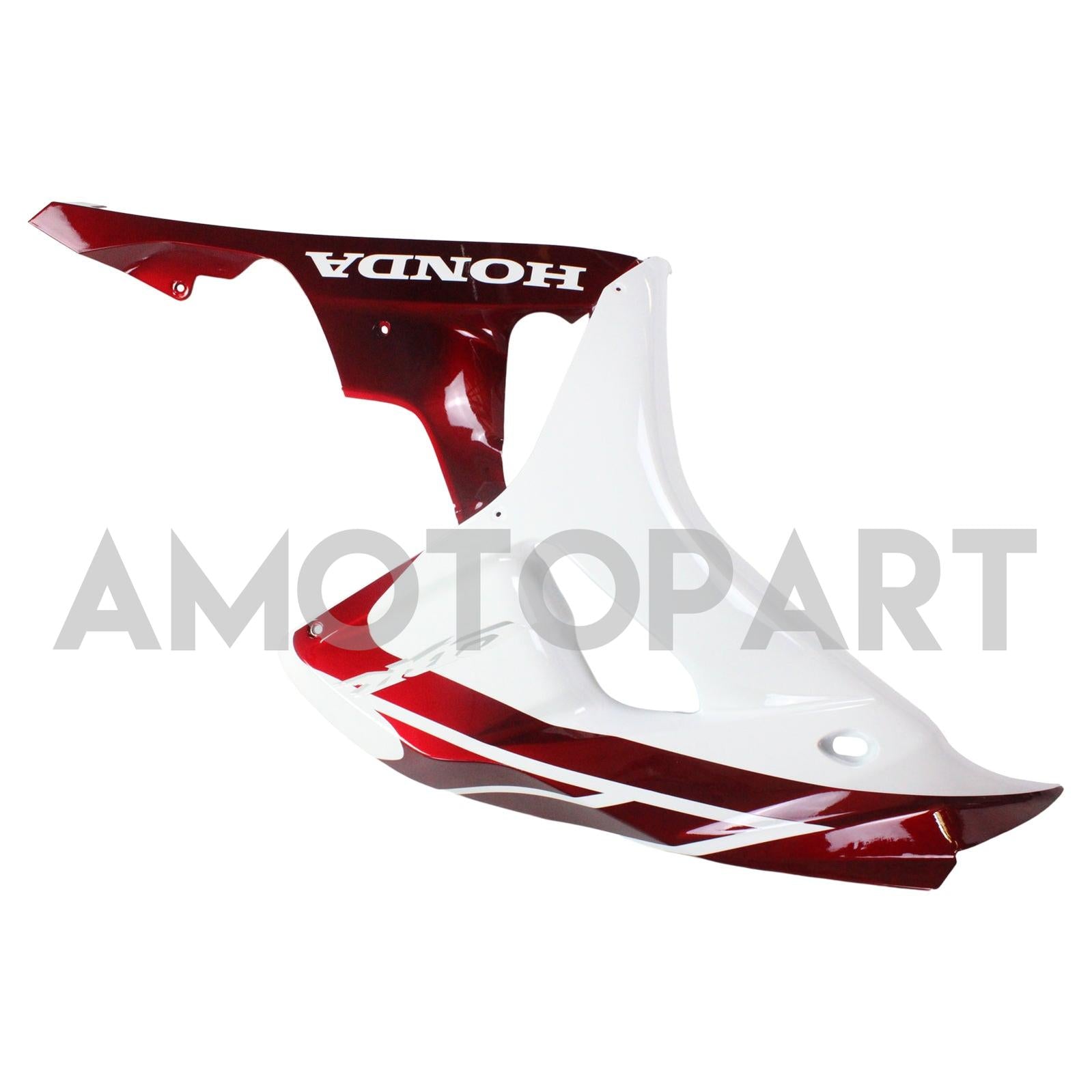 Amotopart Fairings Honda CBR1000RR 2006-2007 Fairing White & Cherry Red Honda Racing Fairing Kit