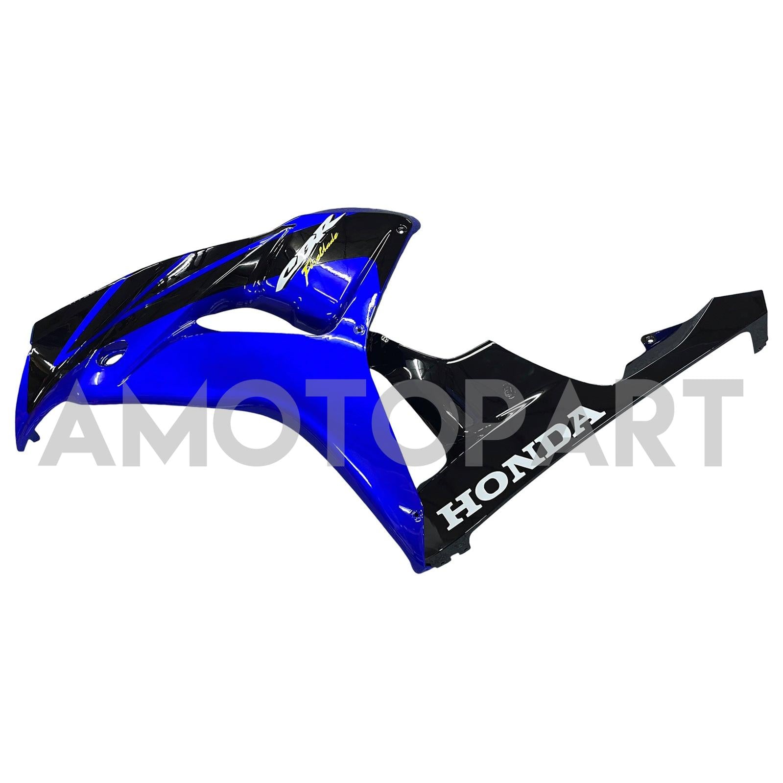 Carénages Amotopart Honda 1000RR 2006-2007 Carénage CBR Racing Bleu & Kit de carénage noir