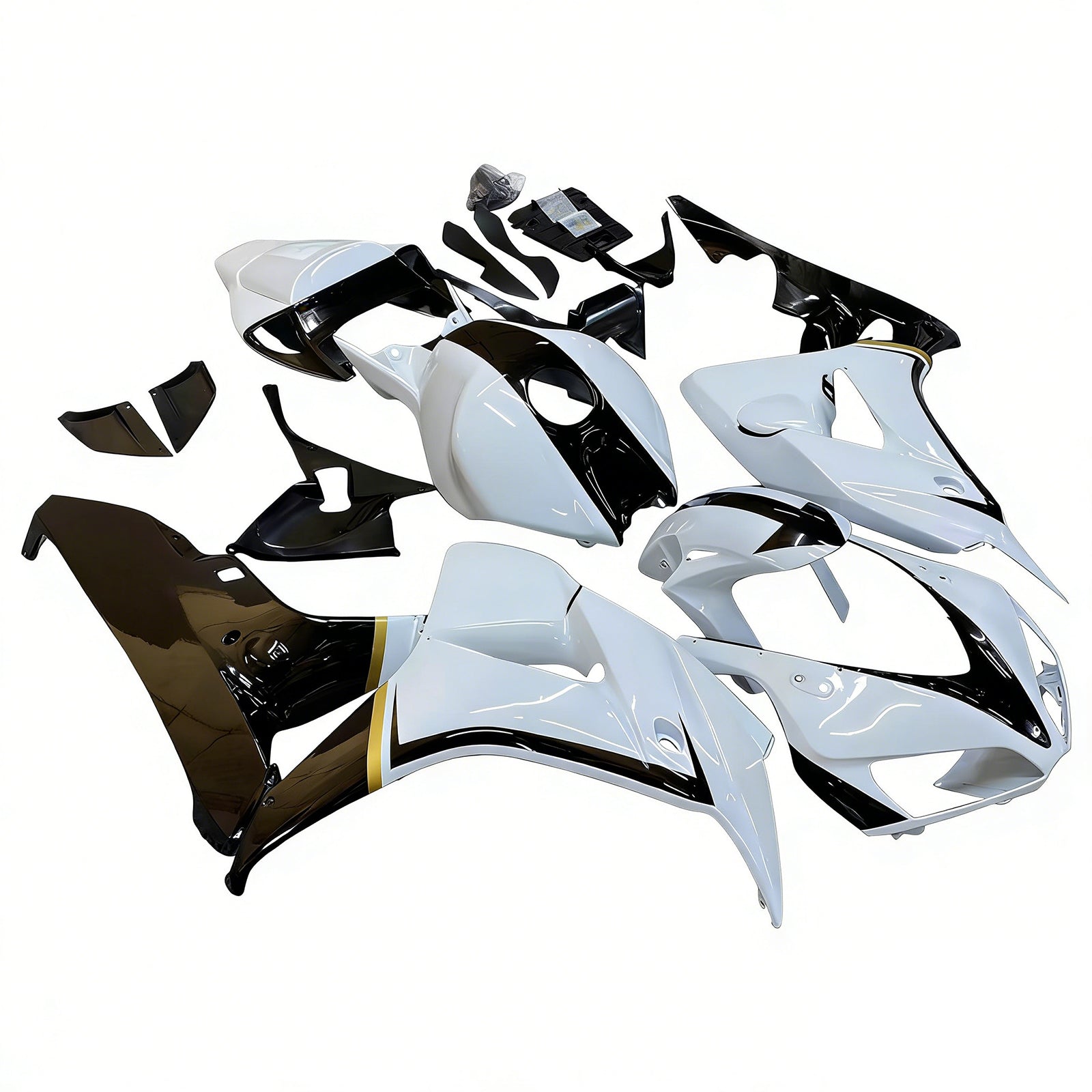 Amotopart Fairings Honda CBR1000RR 2006-2007 White & Black Fairing Kit