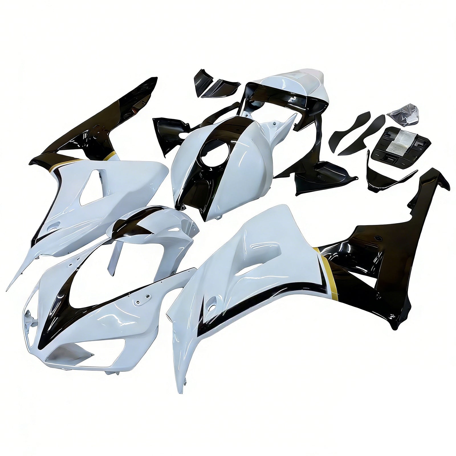 Amotopart Fairings Honda CBR1000RR 2006-2007 White & Black Fairing Kit