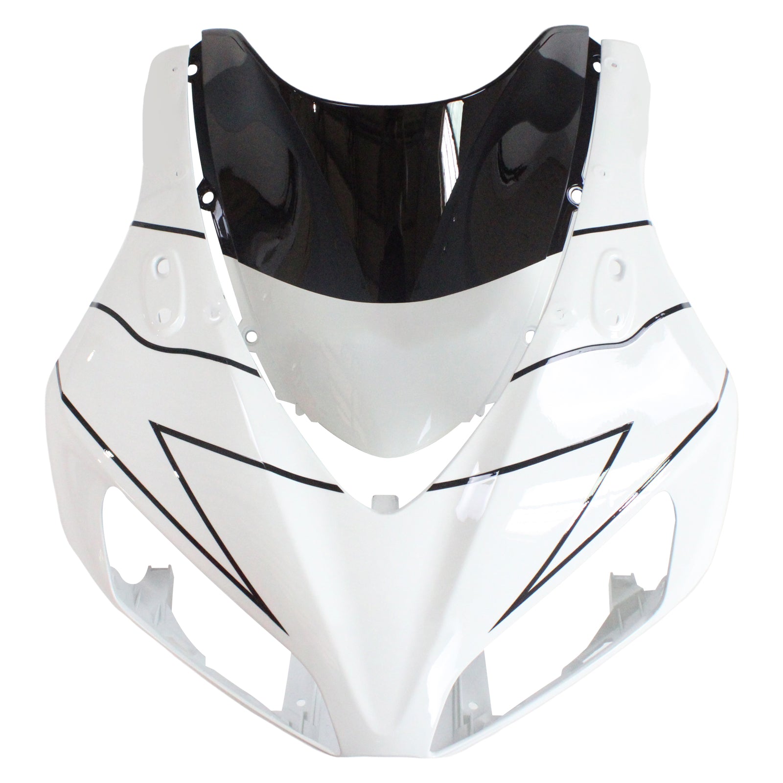 Amotopart Fairings Honda CBR1000RR 2006-2007 Fairing White & Silver Racing Fairing Kit