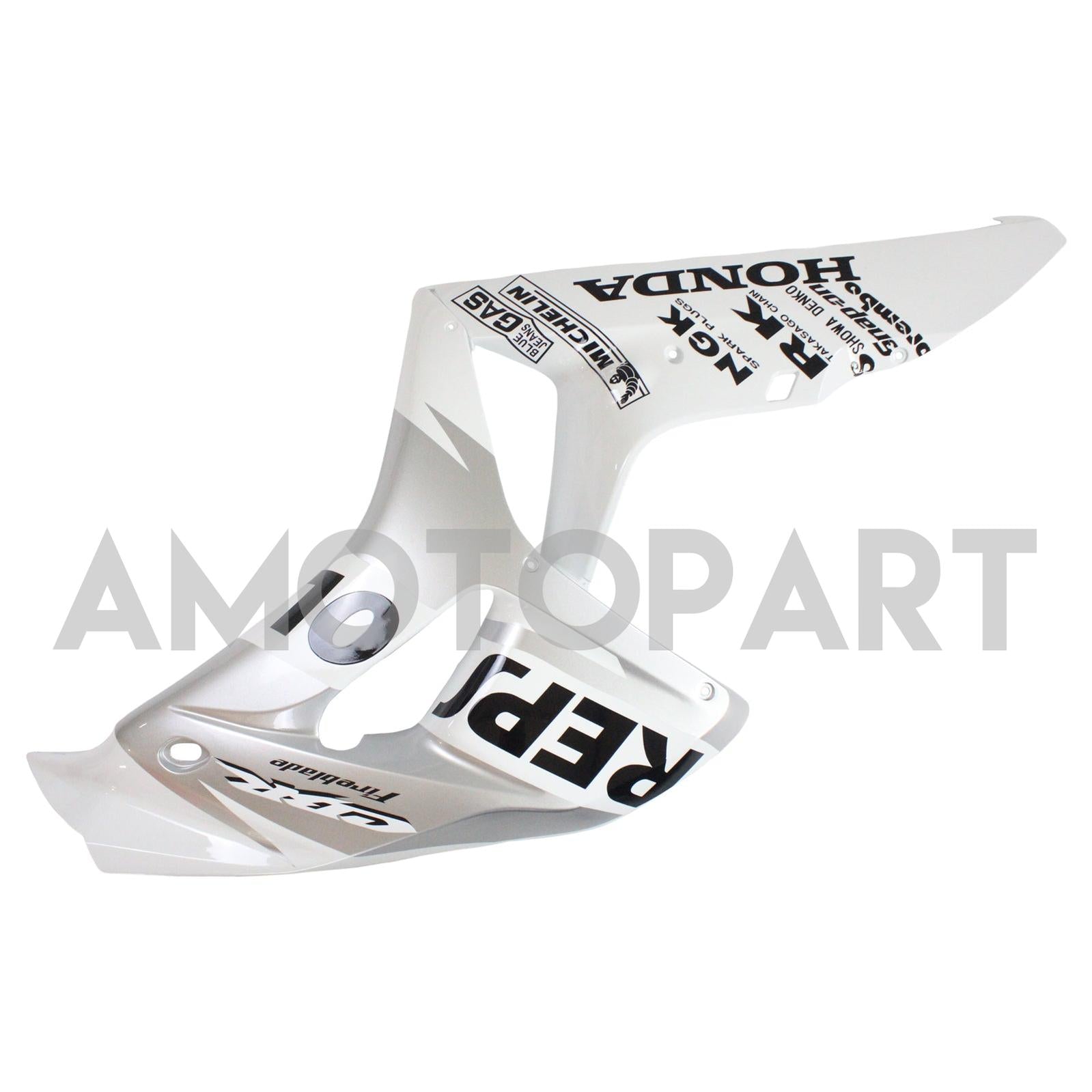 Amotopart Fairings Honda CBR1000RR 2006-2007 Fairing White & Silver Repsol Racing Fairing Kit