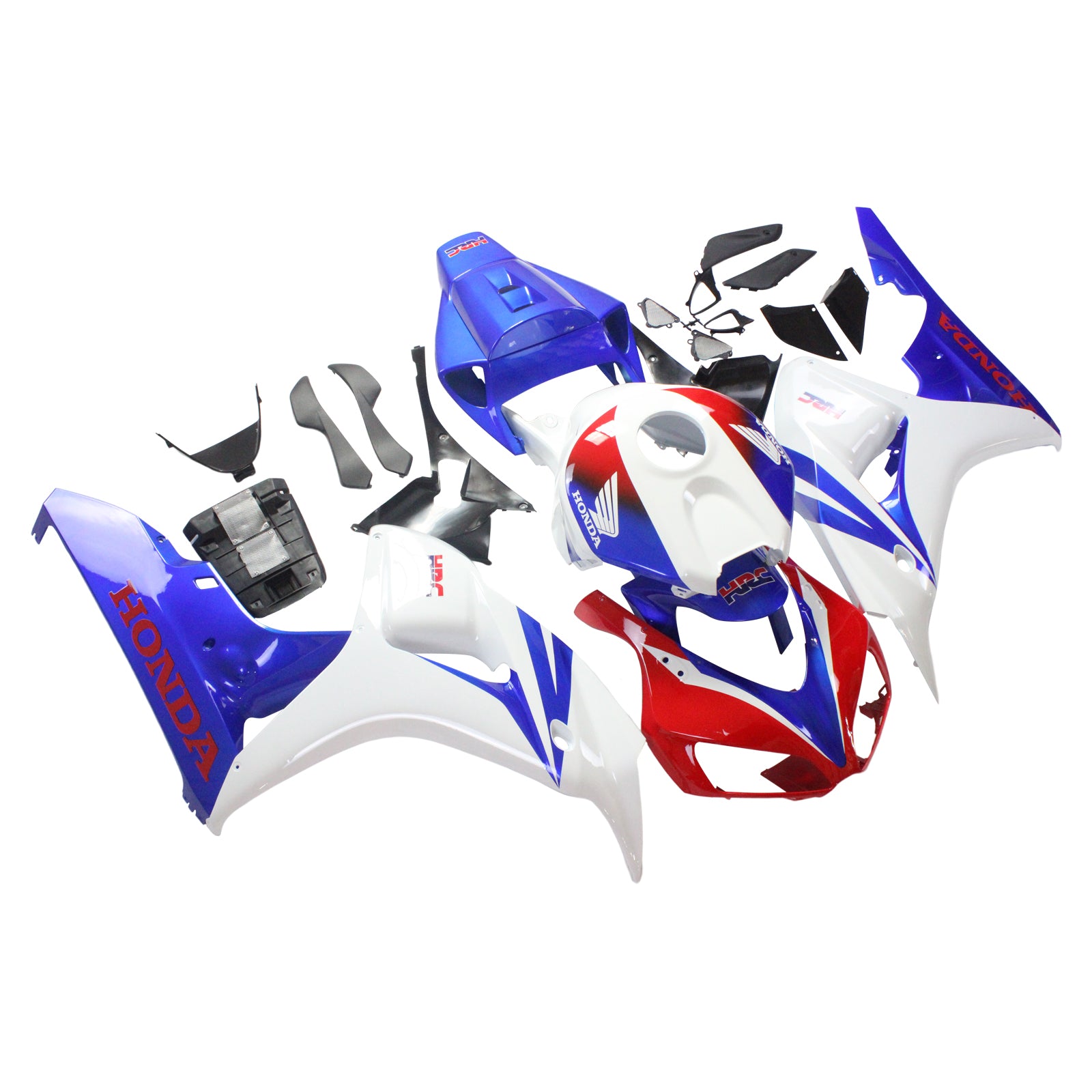 Kapoty Amotopart Honda CBR1000RR 2006-2007 Rádium červené bílé modré HRC Racing Fairing Kit