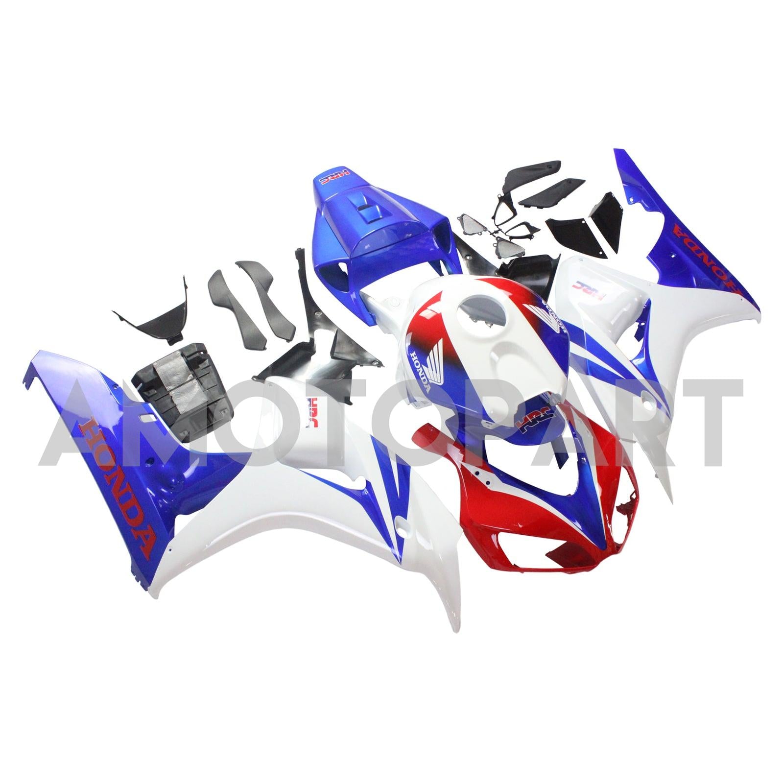 Amotopart Fairings Honda CBR1000RR 2006-2007 Fairing Red White Blue HRC Racing Fairing Kit