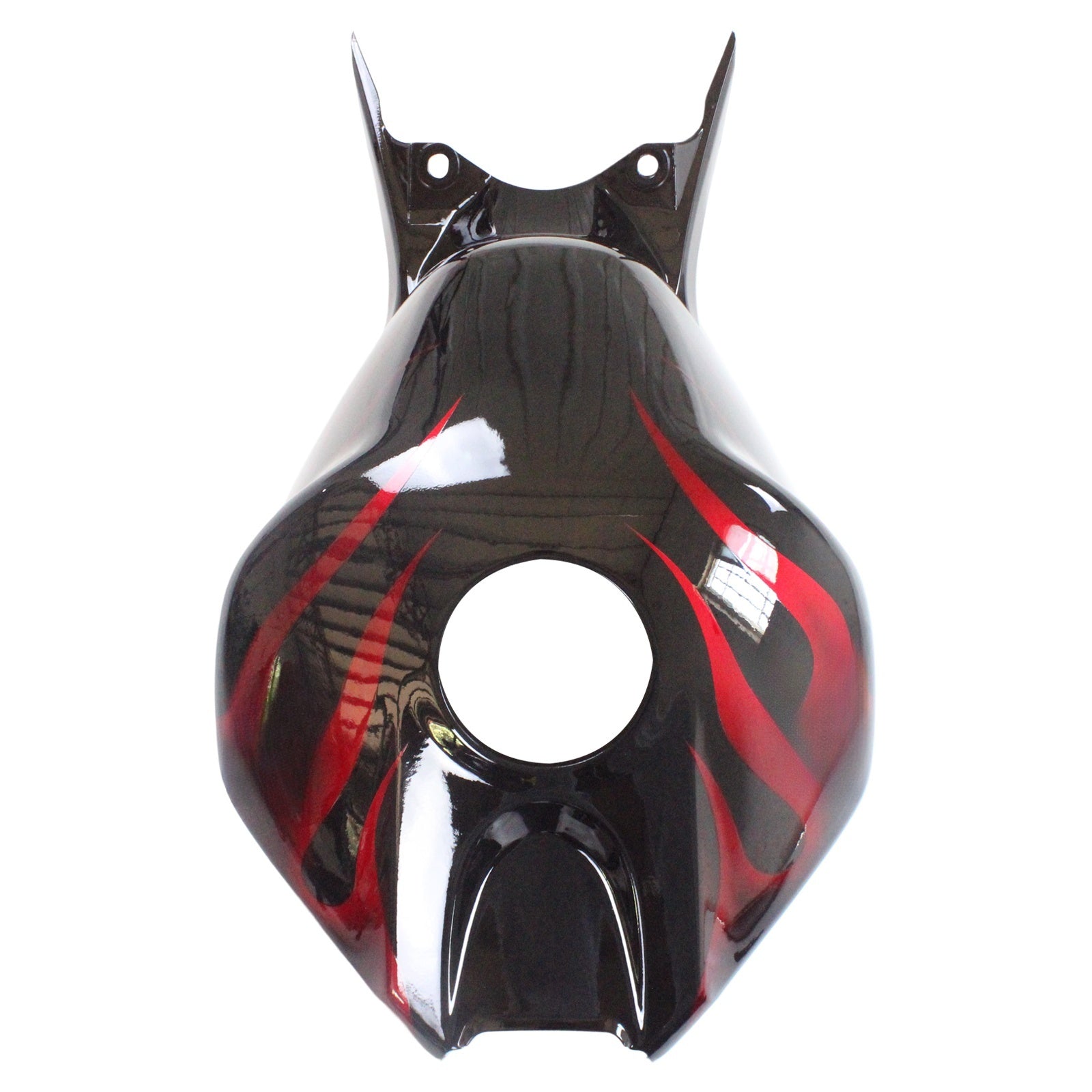 Amotopart Fairings Honda CBR1000RR 2006-2007 Fairing Flame Racing Black & Red Fairing Kit