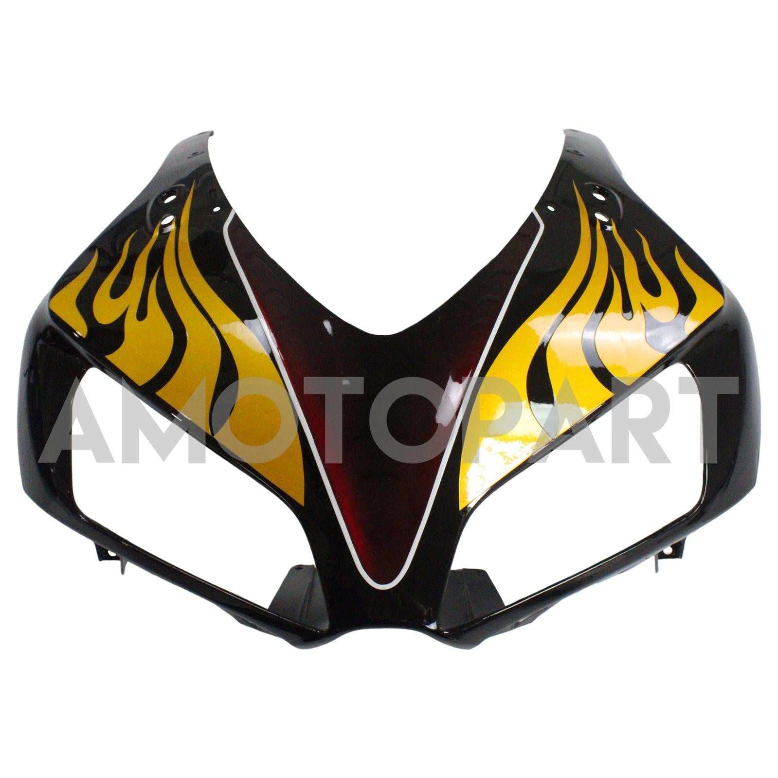 Frailiny Amotopart Honda CBR1000RR 2006-2007 Flame Flame Shark Racing Black & Red Failing Kit