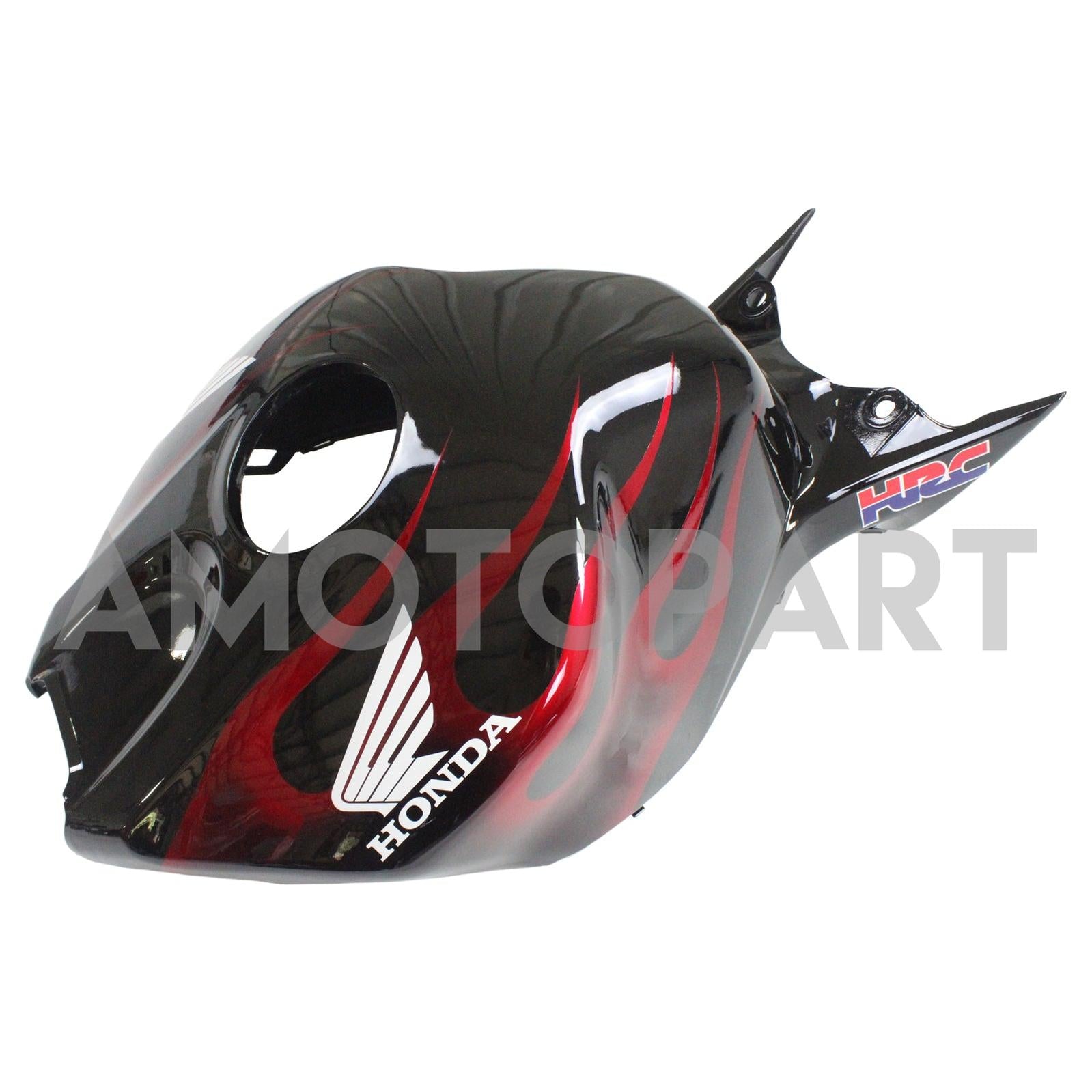 Frailiny Amotopart Honda CBR1000RR 2006-2007 Flame Flame Shark Racing Black & Red Failing Kit