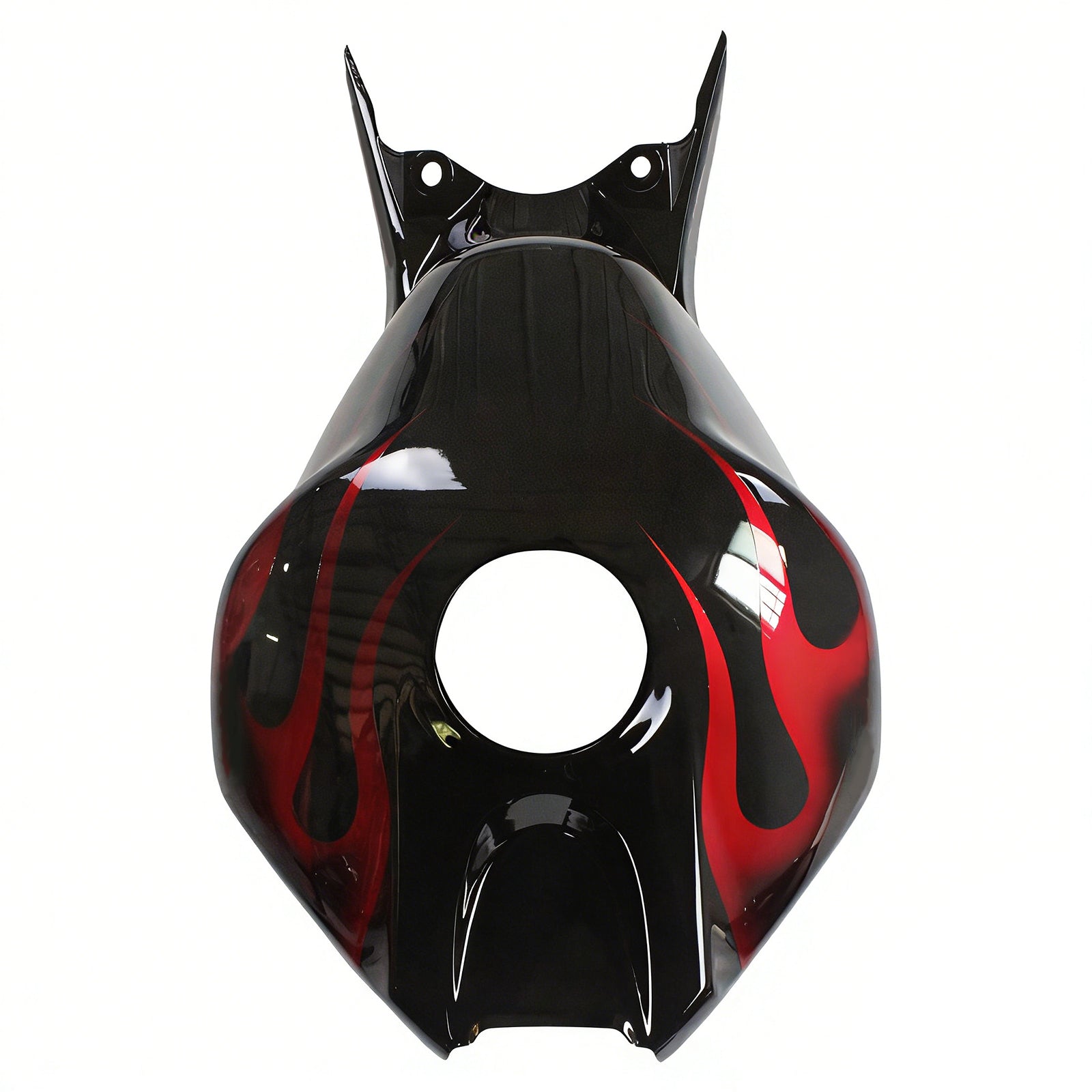 Amotopart Fairings Honda CBR1000RR 2006-2007 Fairing Flame Shark Racing Black & Red Fairing Kit