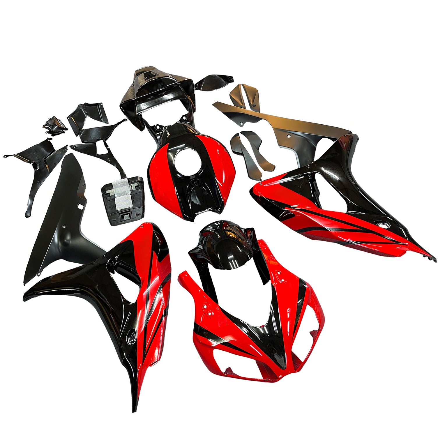 Amotopart Verkleidungen CBR1000RR 2006–2007 Verkleidungsset in Schwarz und Rot