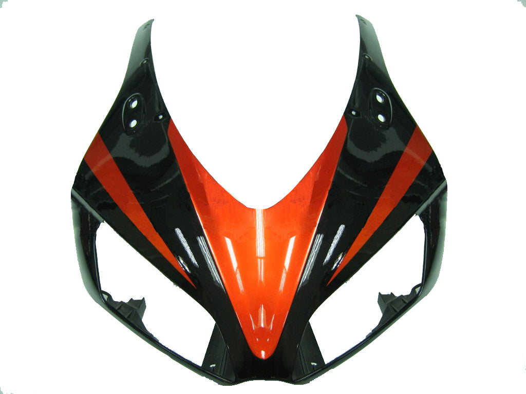 Owiewki Amotopart Honda 1000RR 2006-2007 Owiewki Orange Metallic & Czarne Zestaw owiewek wyścigowych CBR