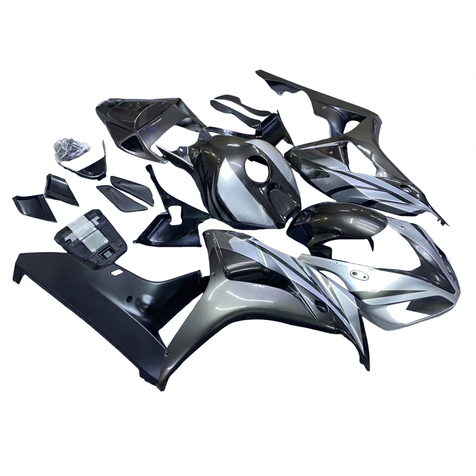 Amotopart 2006-2007 CBR1000RR Honda Fairing Grey Kit