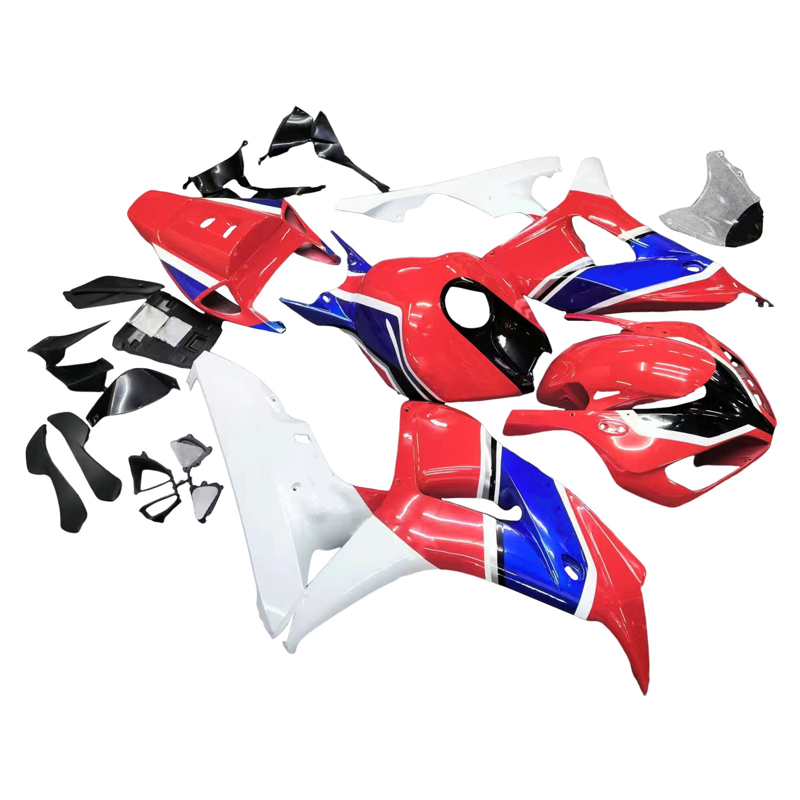Amotopart 2006-2007 Honda CBR1000RR FAIRION ORANGE RED REPSOL KIT